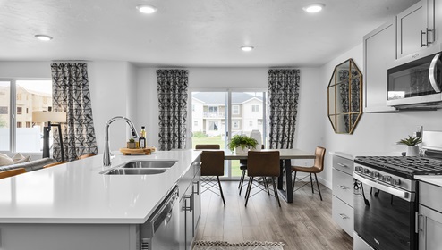 New homes for sale in Ogden Utah in the Midtown Village community