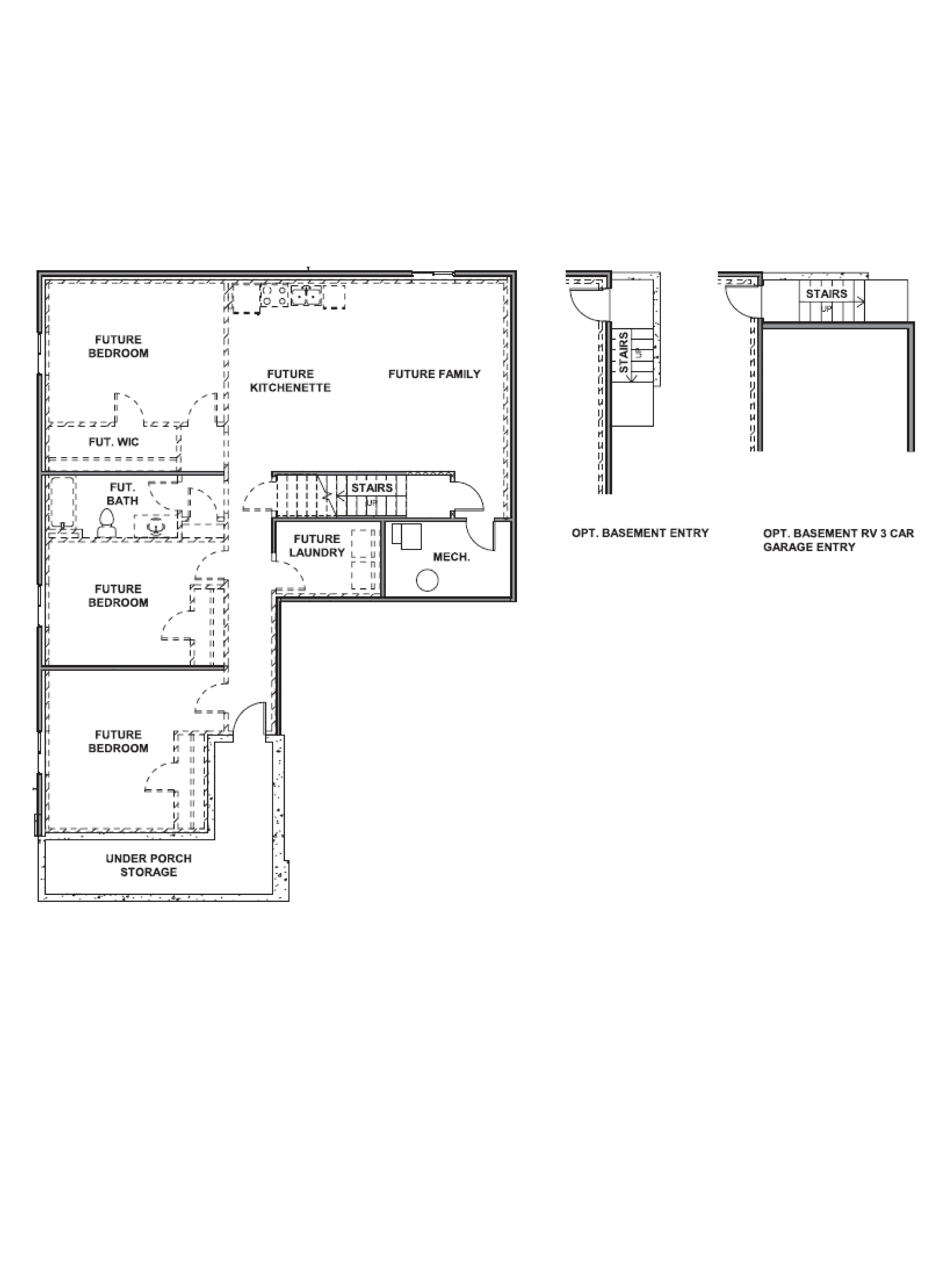 first floor of the monroe plan in ogden, Utah
