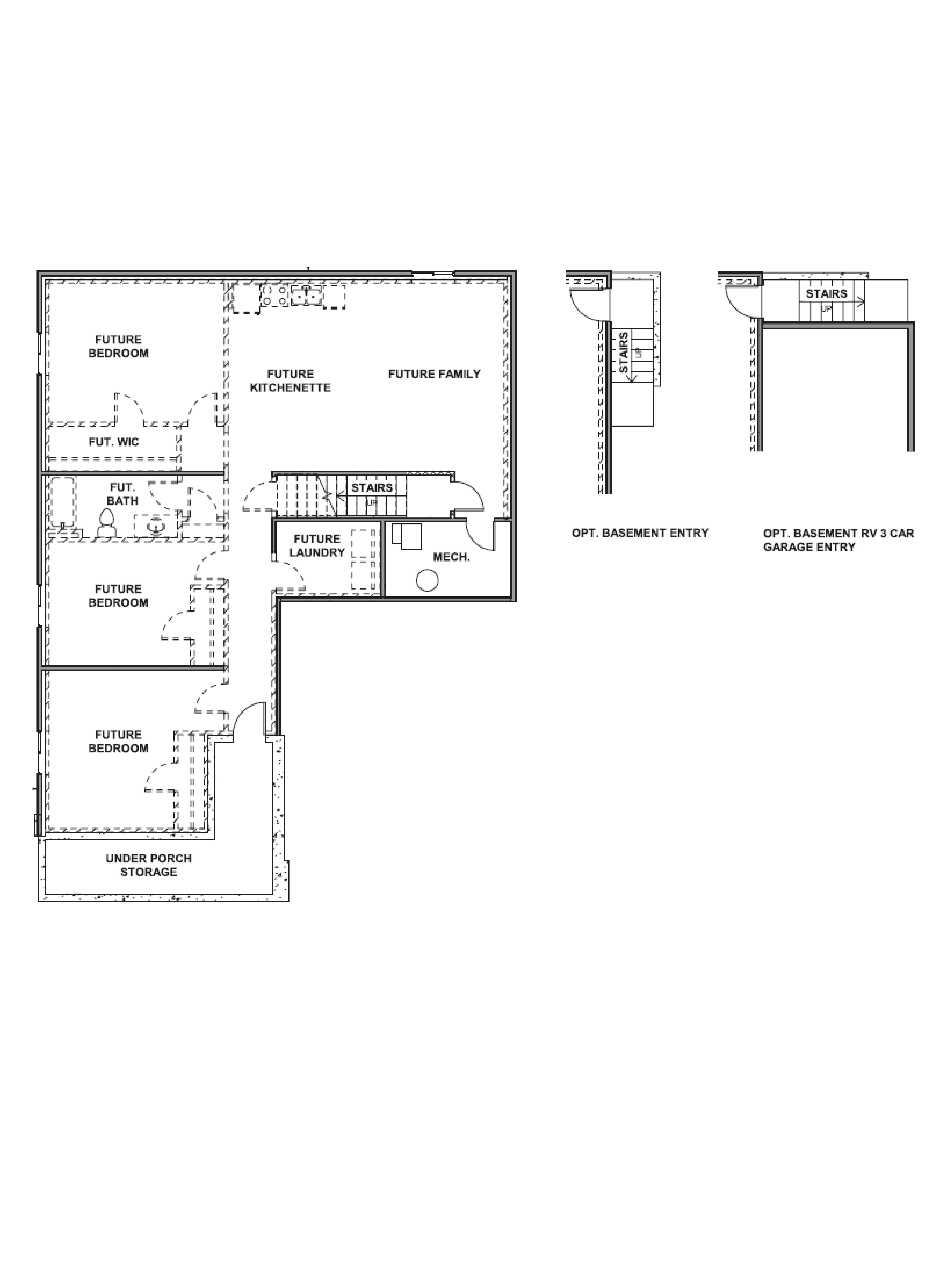 first floor of the monroe plan in ogden, Utah