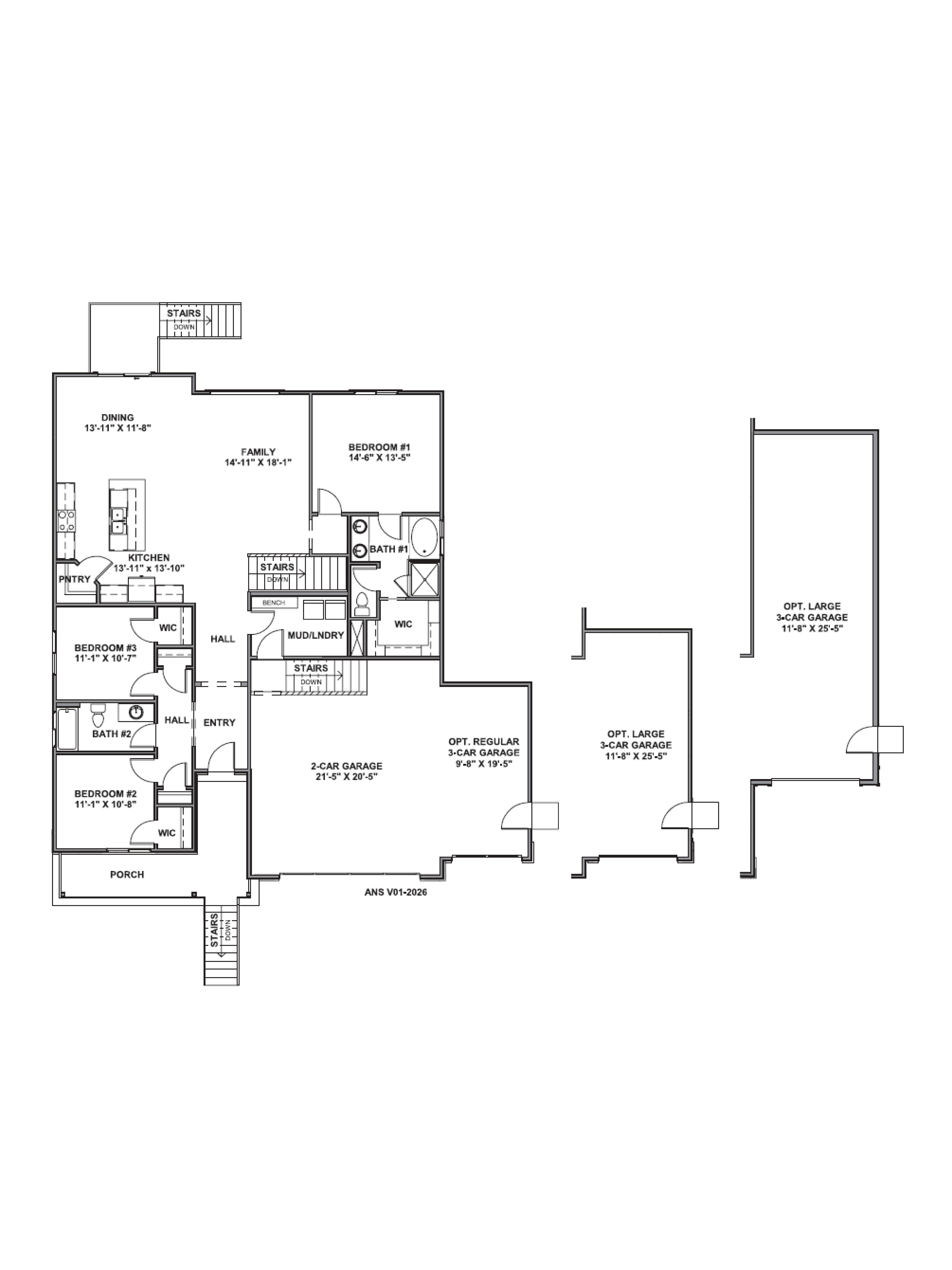 basement level of the monroe plan in ogden, Utah