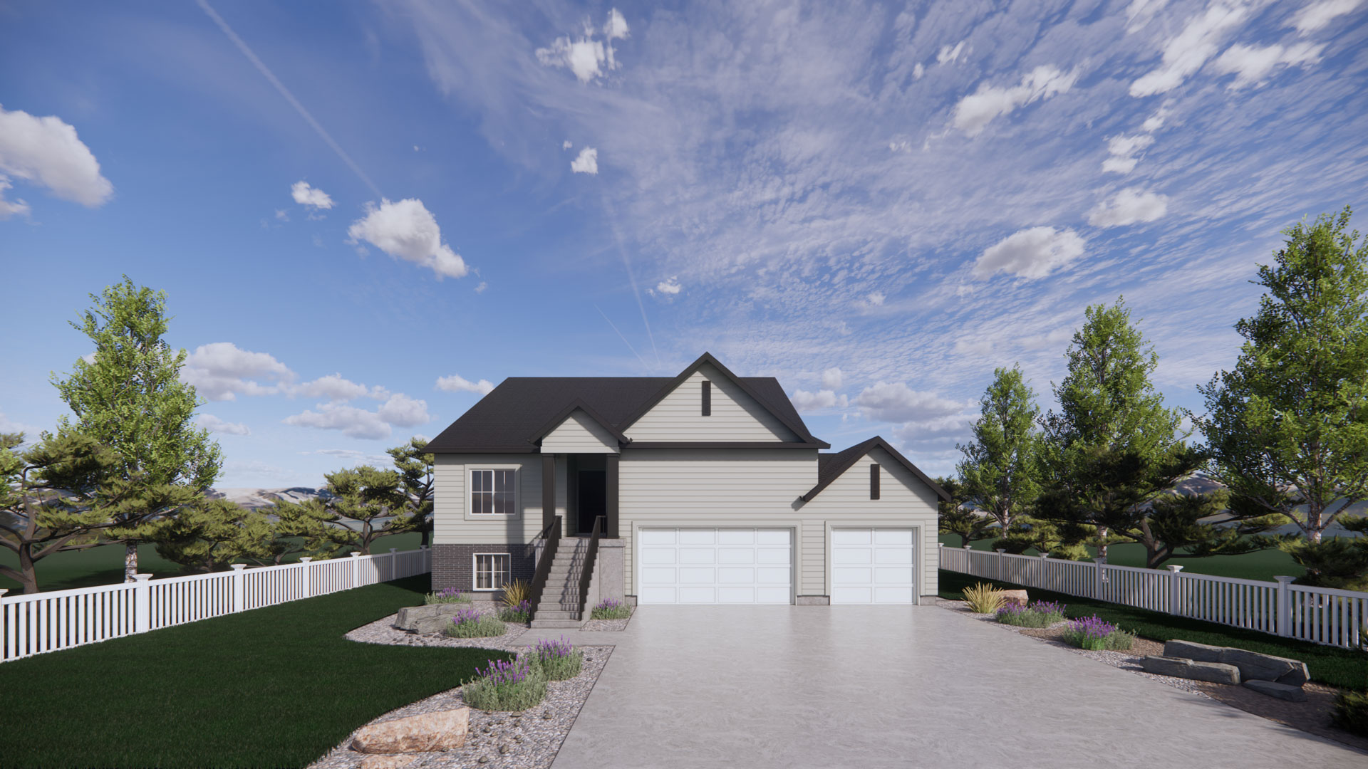 modern farmhouse elevation