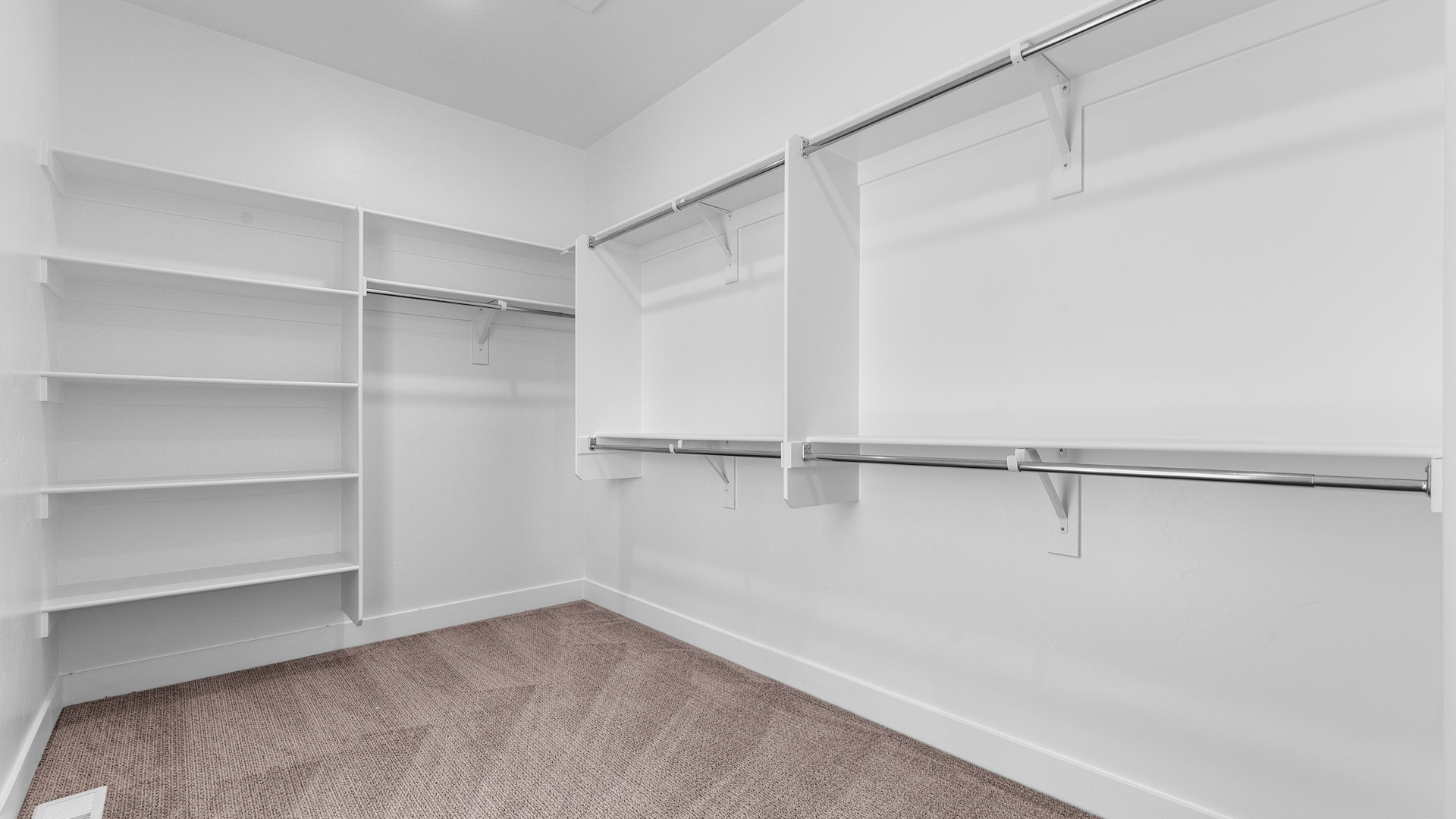 Large walk-in closet.