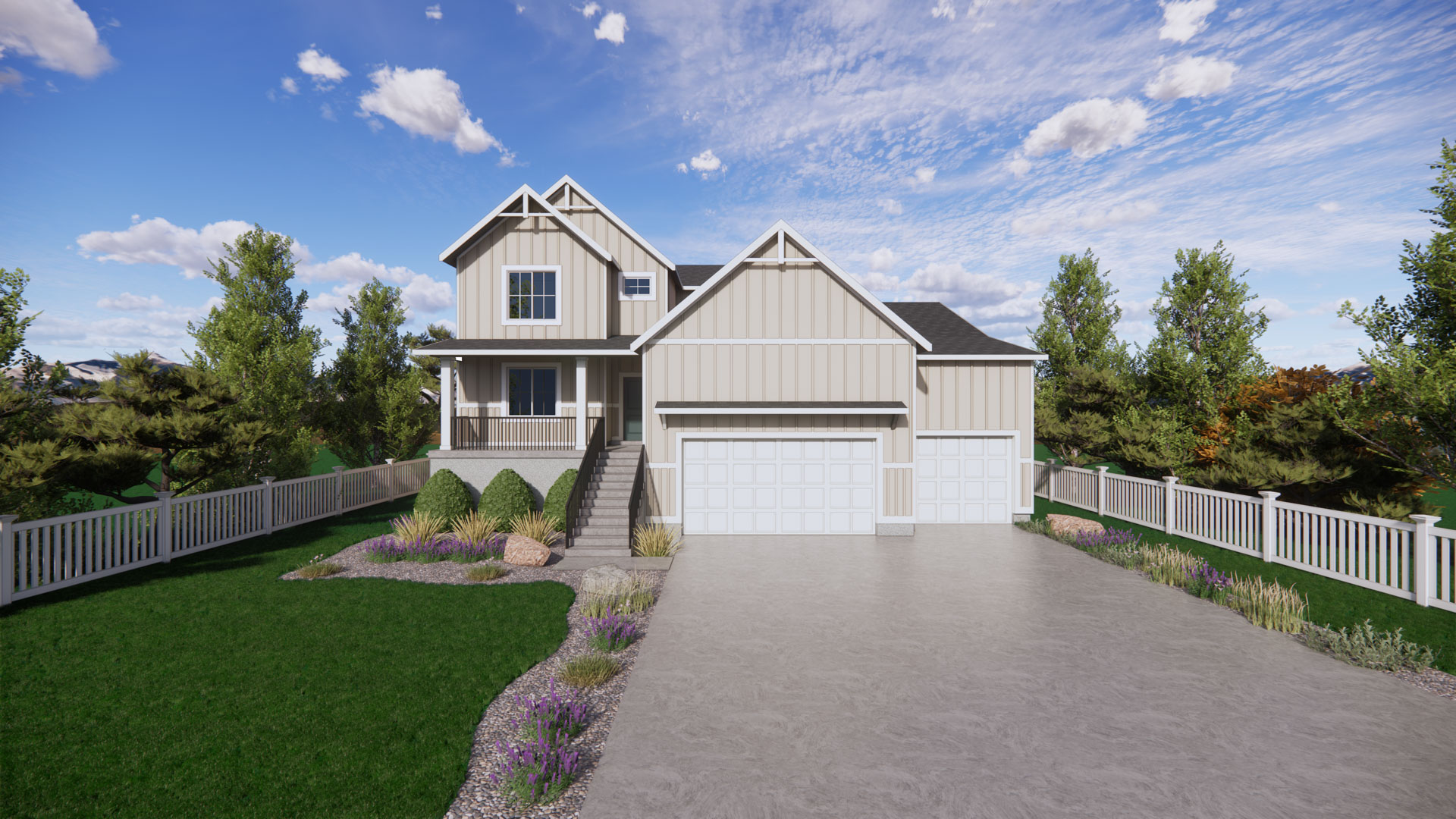 Harmony elevation rendering of our harmony plan in ogden, utah