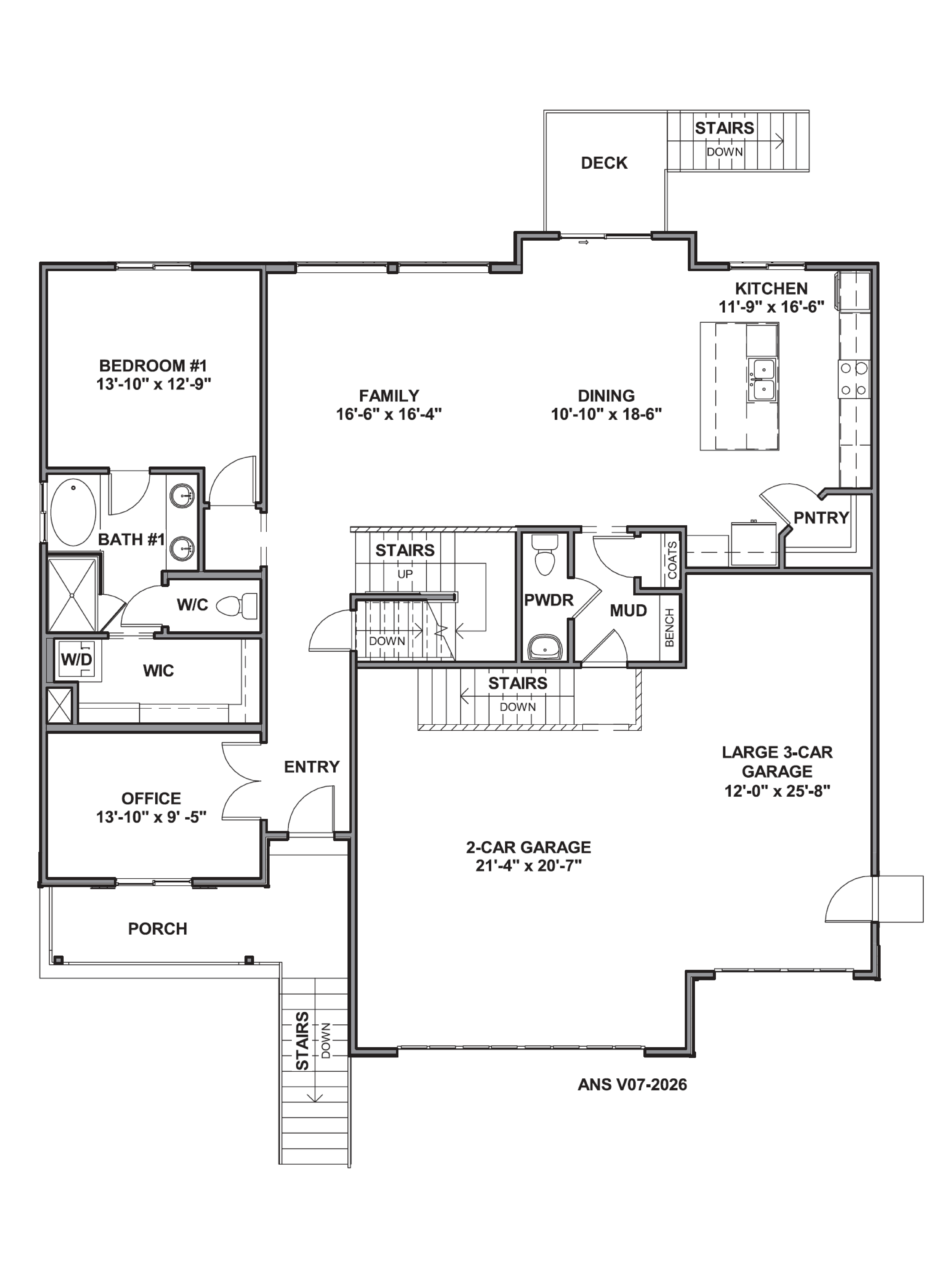 First floor of our harmony plan in ogden, utah