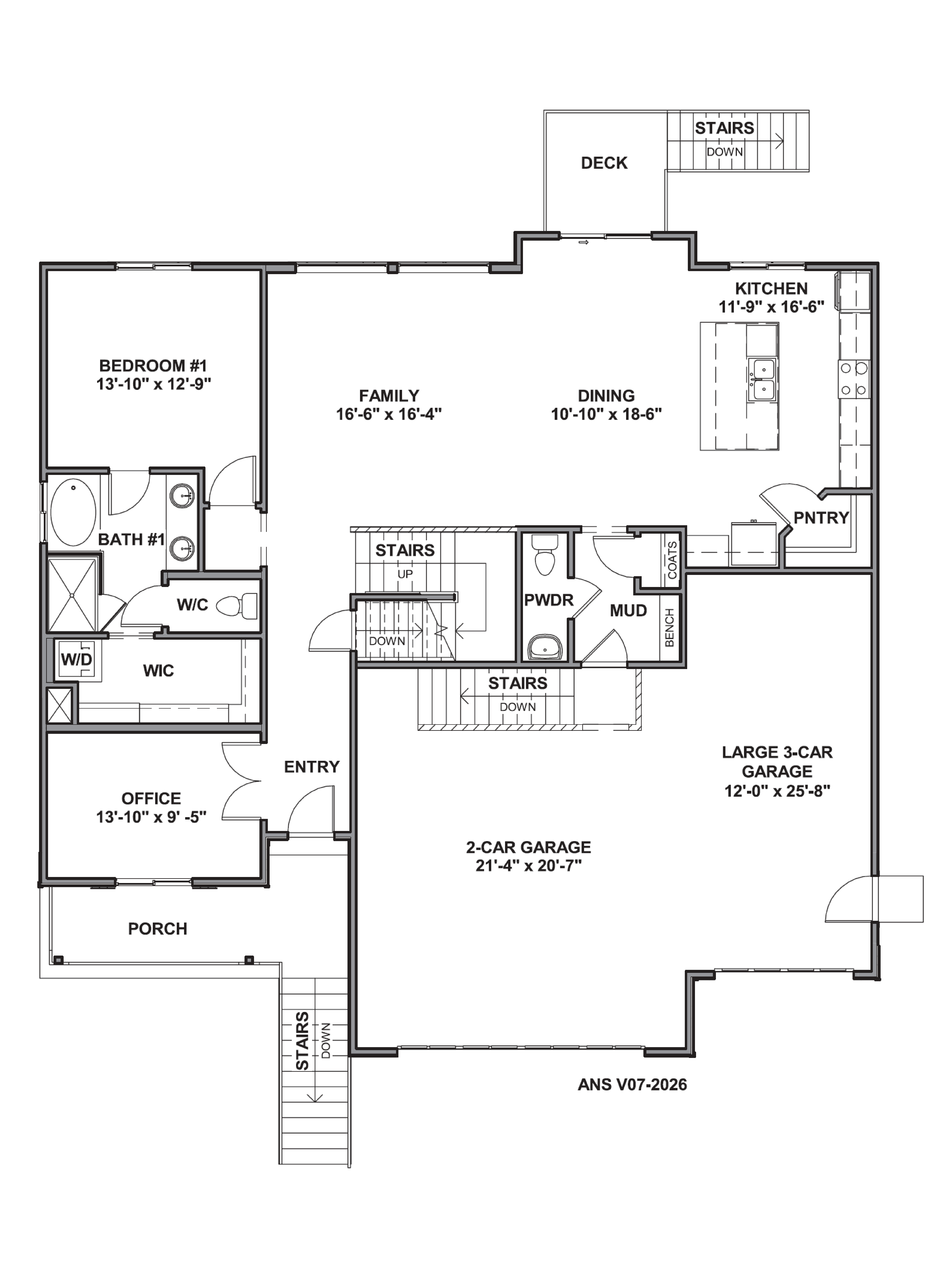 First floor of our harmony plan in ogden, utah