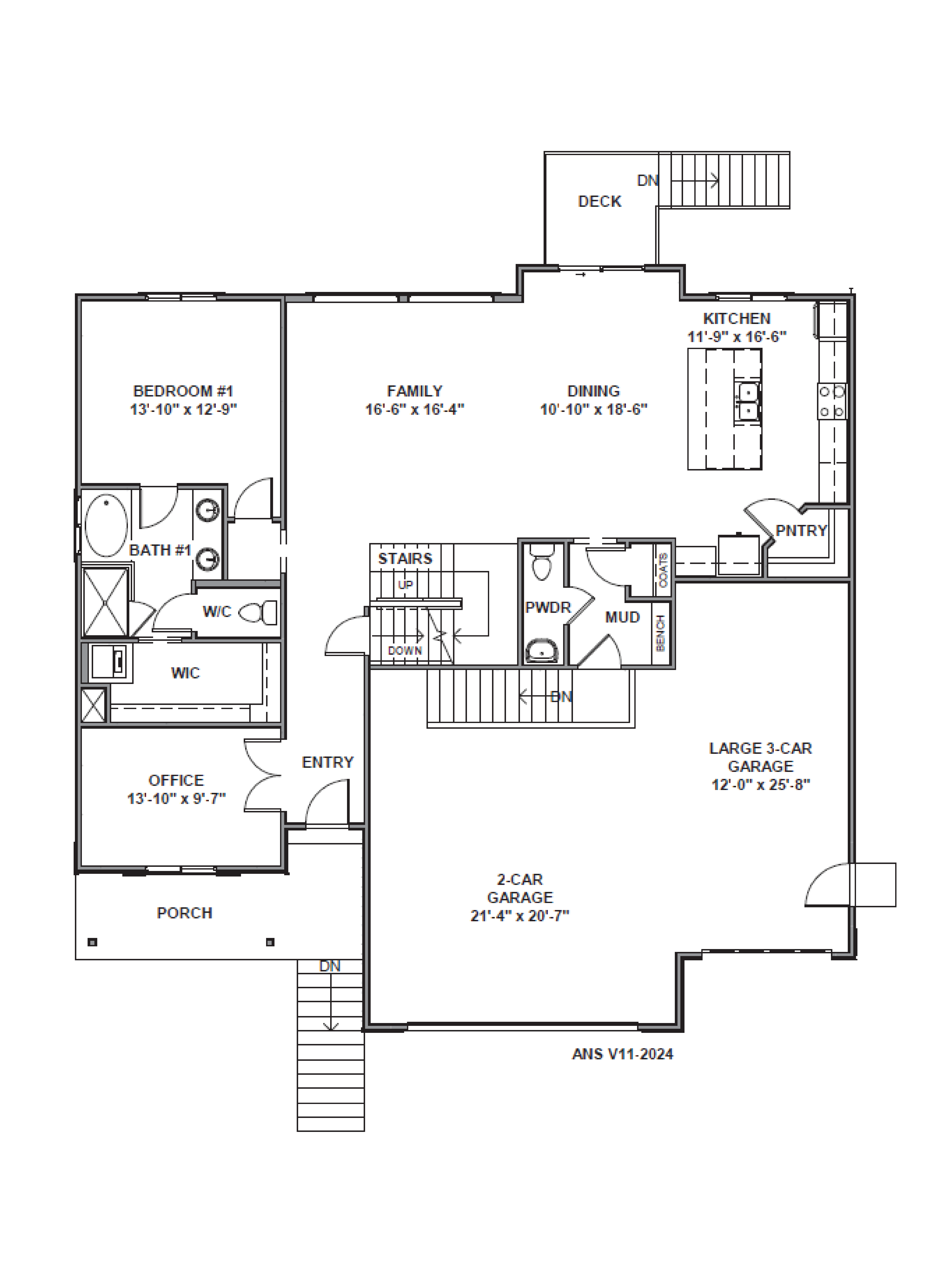 First floor of our harmony plan in ogden, utah