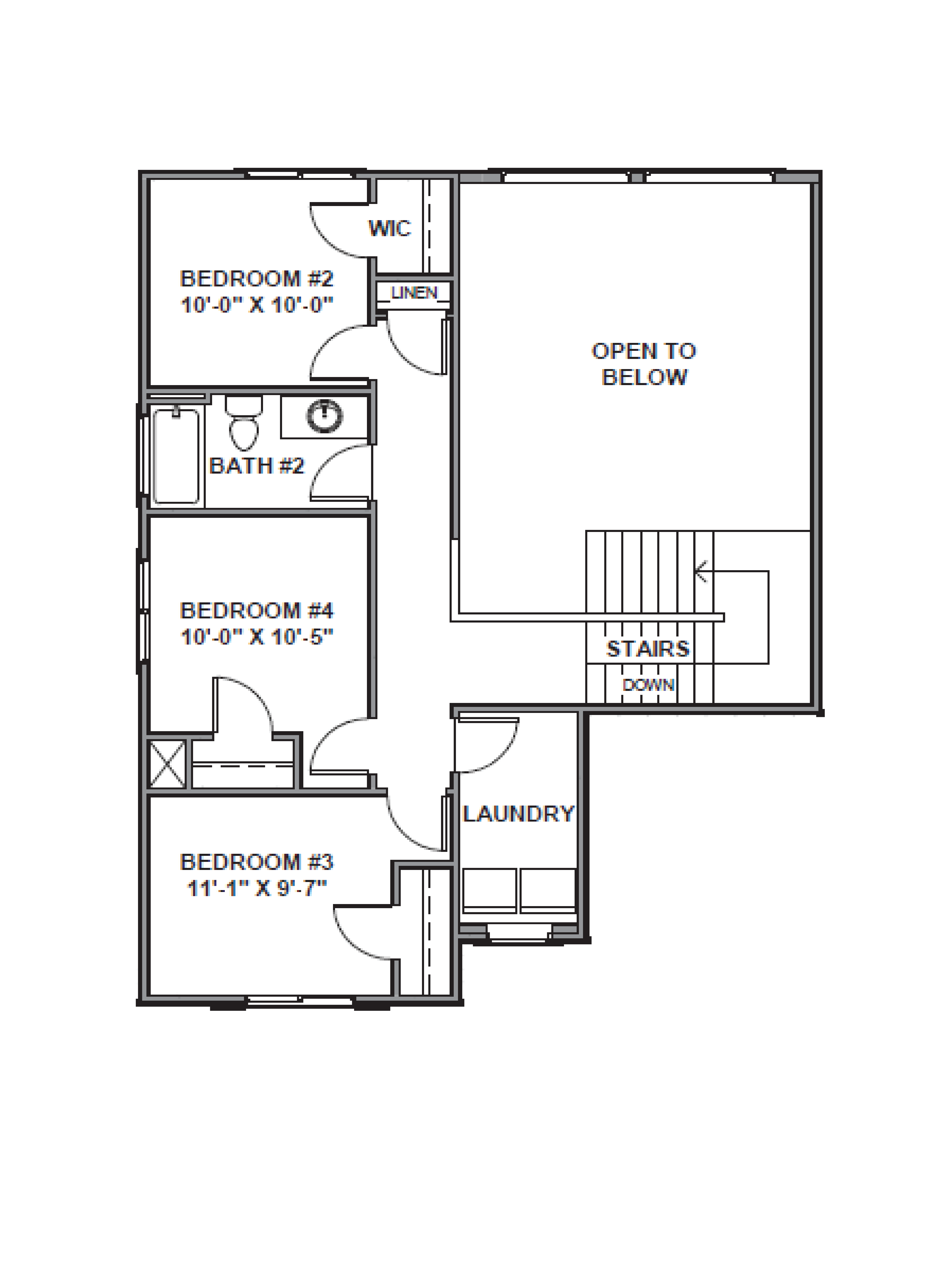 Second floor of our harmony plan in ogden, utah