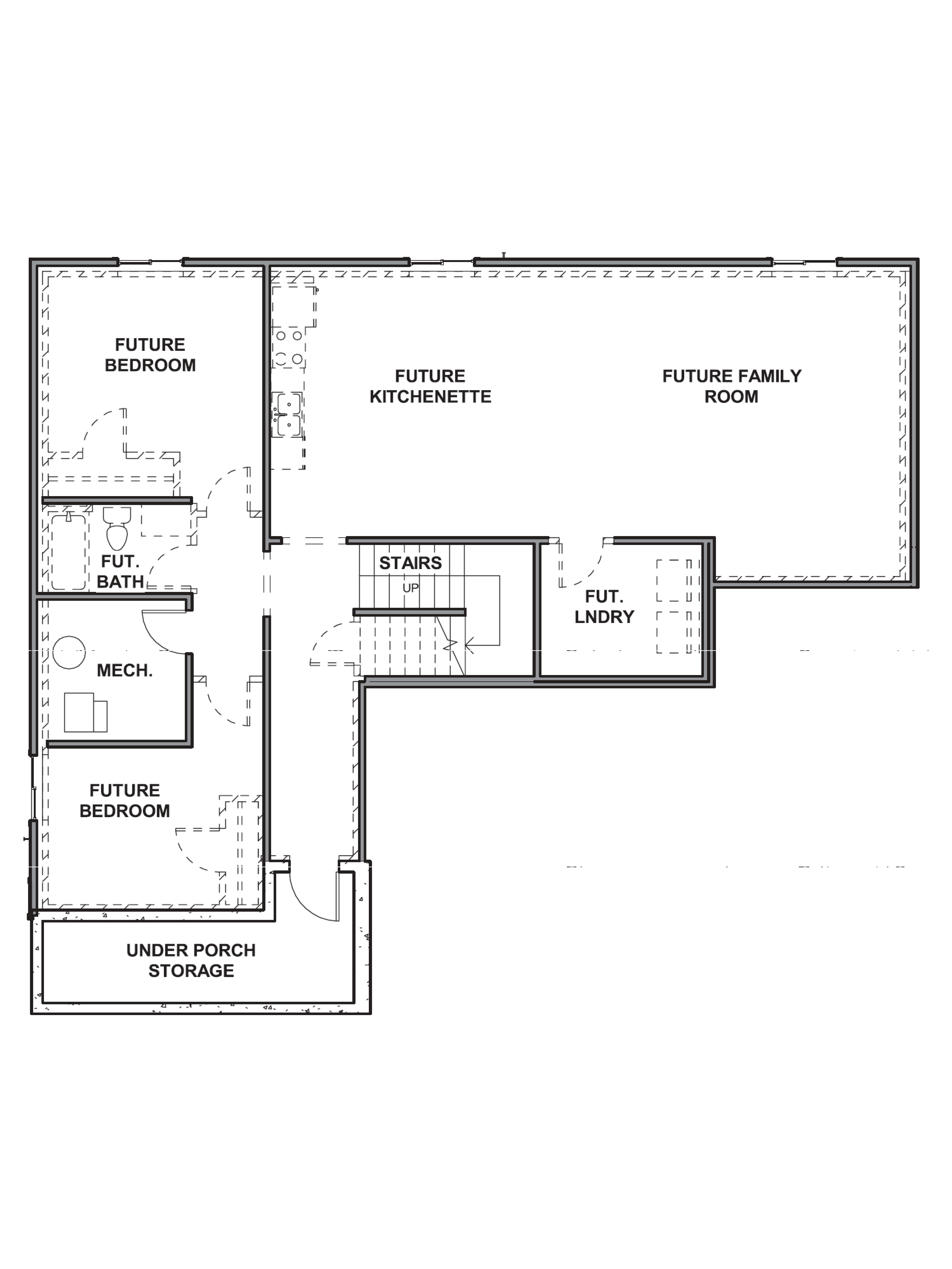 Basement of our harmony plan in ogden, utah