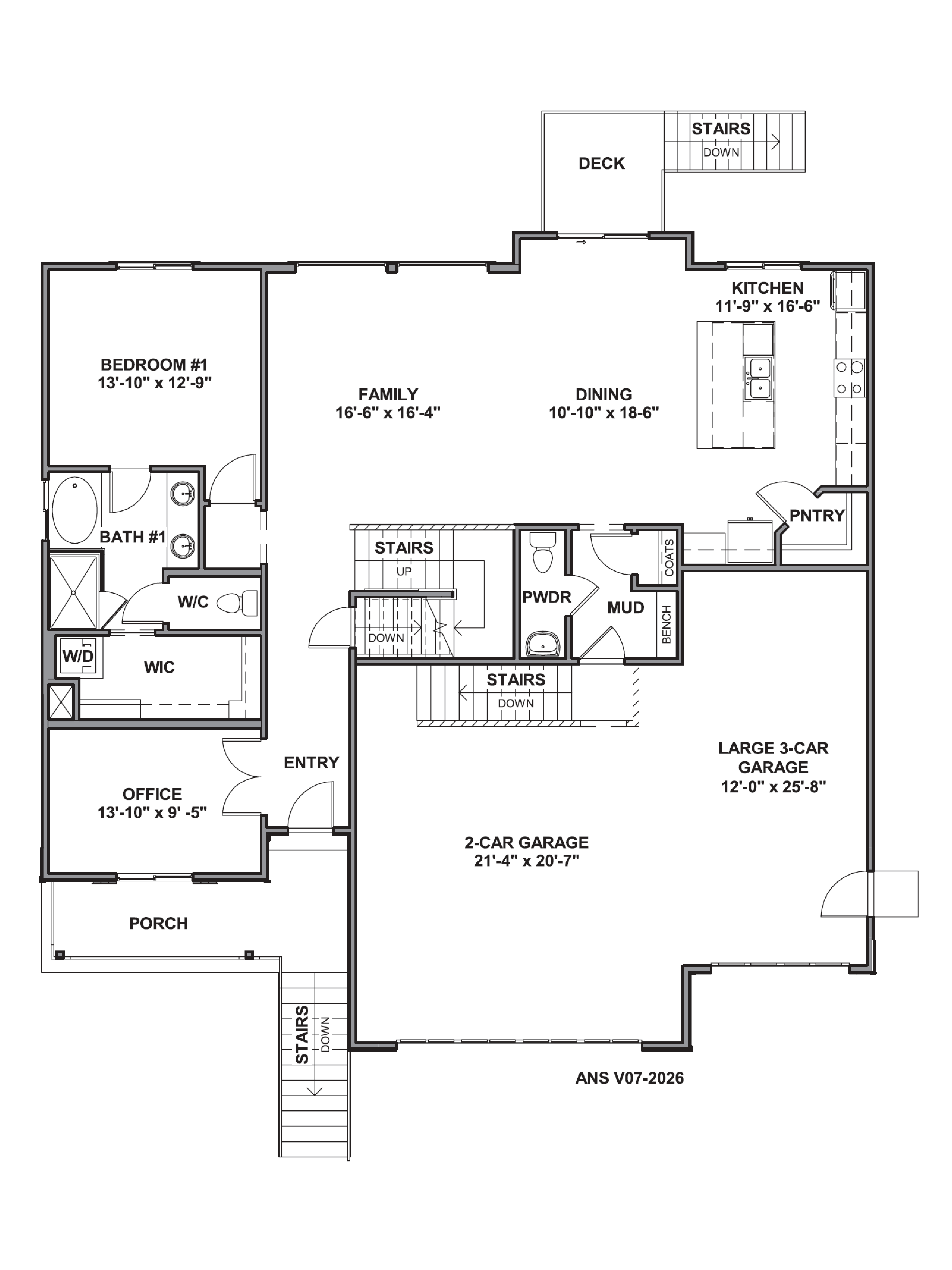 First floor of our harmony plan in ogden, utah