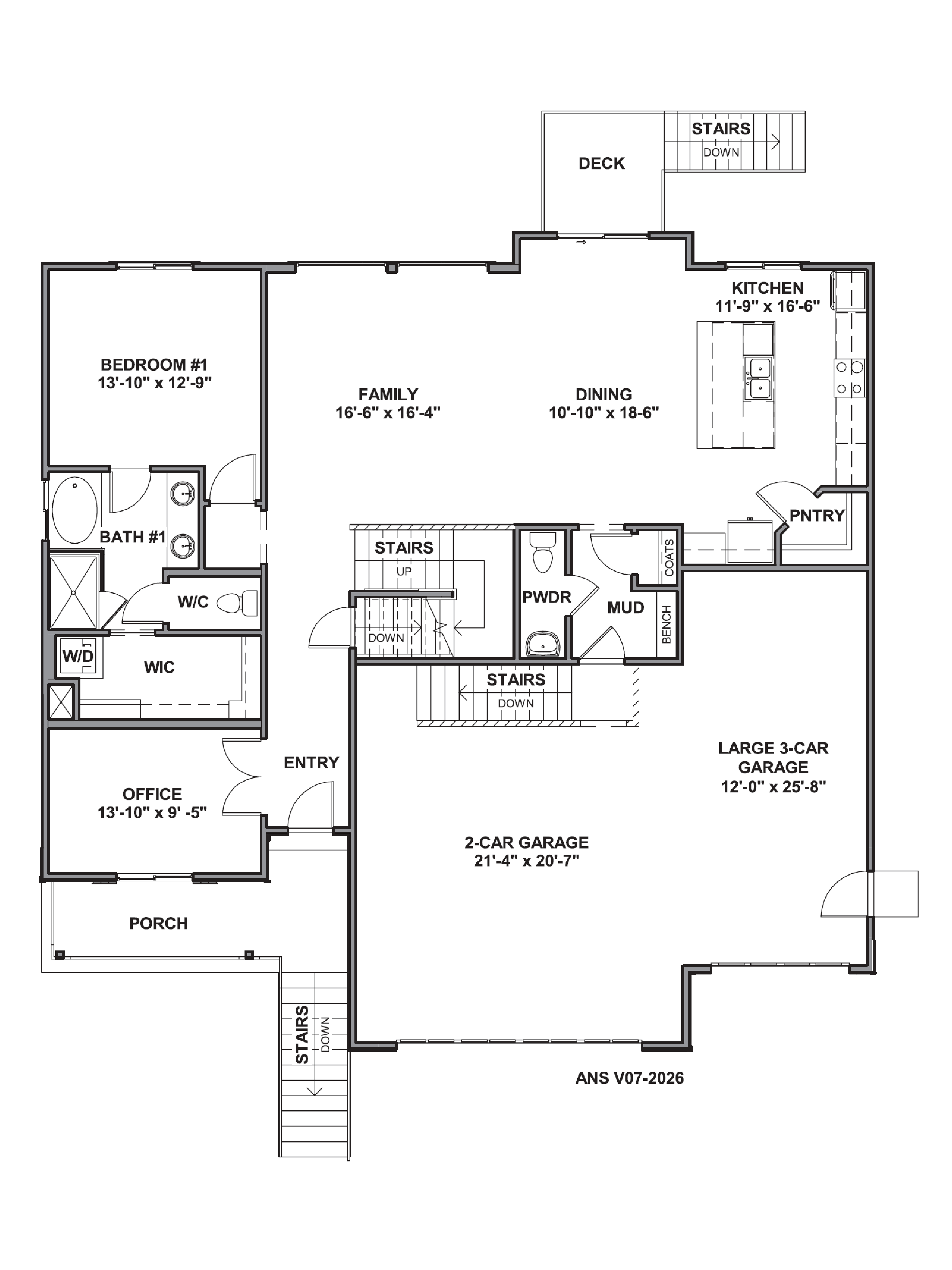 First floor of our harmony plan in ogden, utah