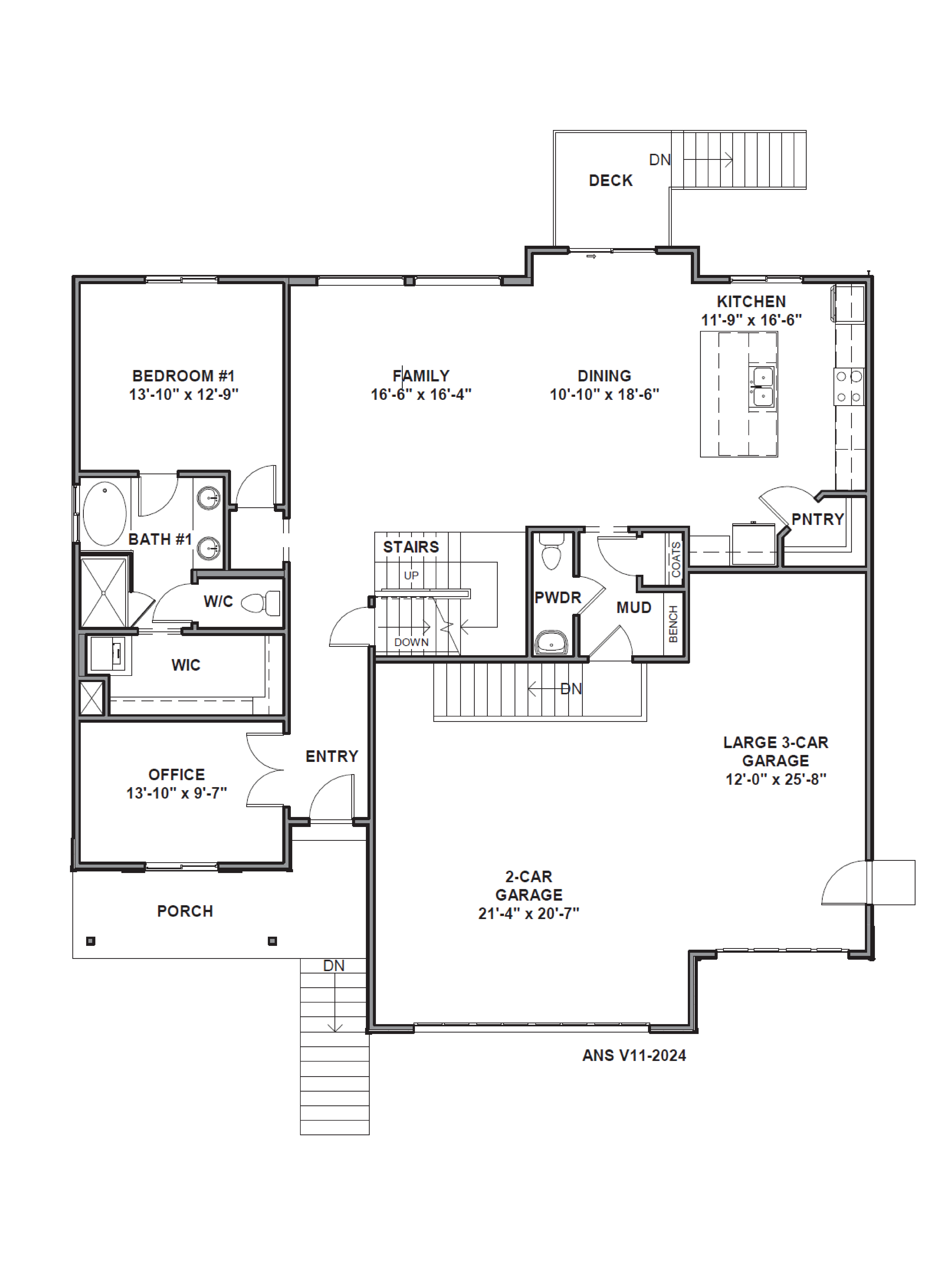 First floor of our harmony plan in ogden, utah