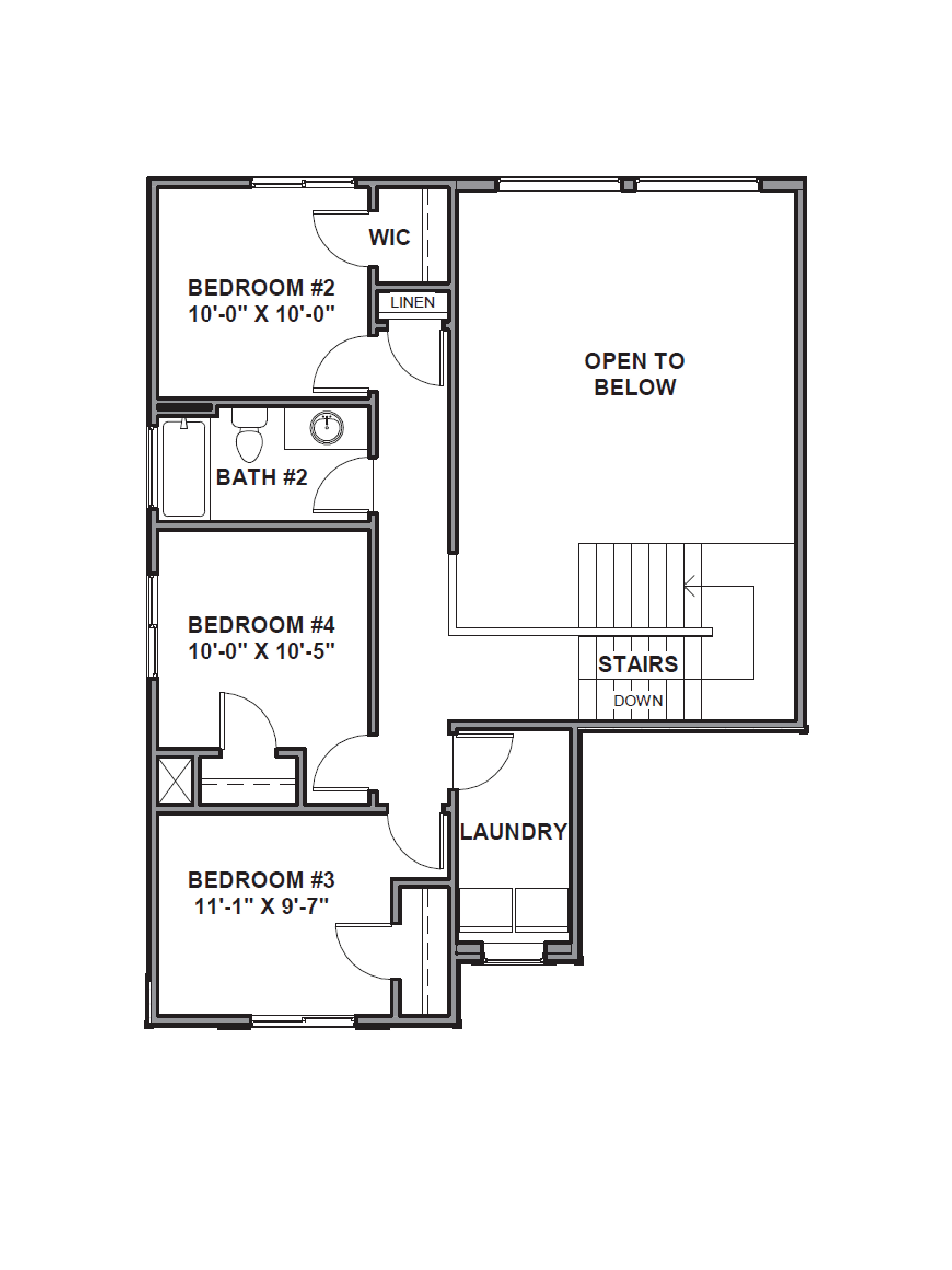 Second floor of our harmony plan in ogden, utah