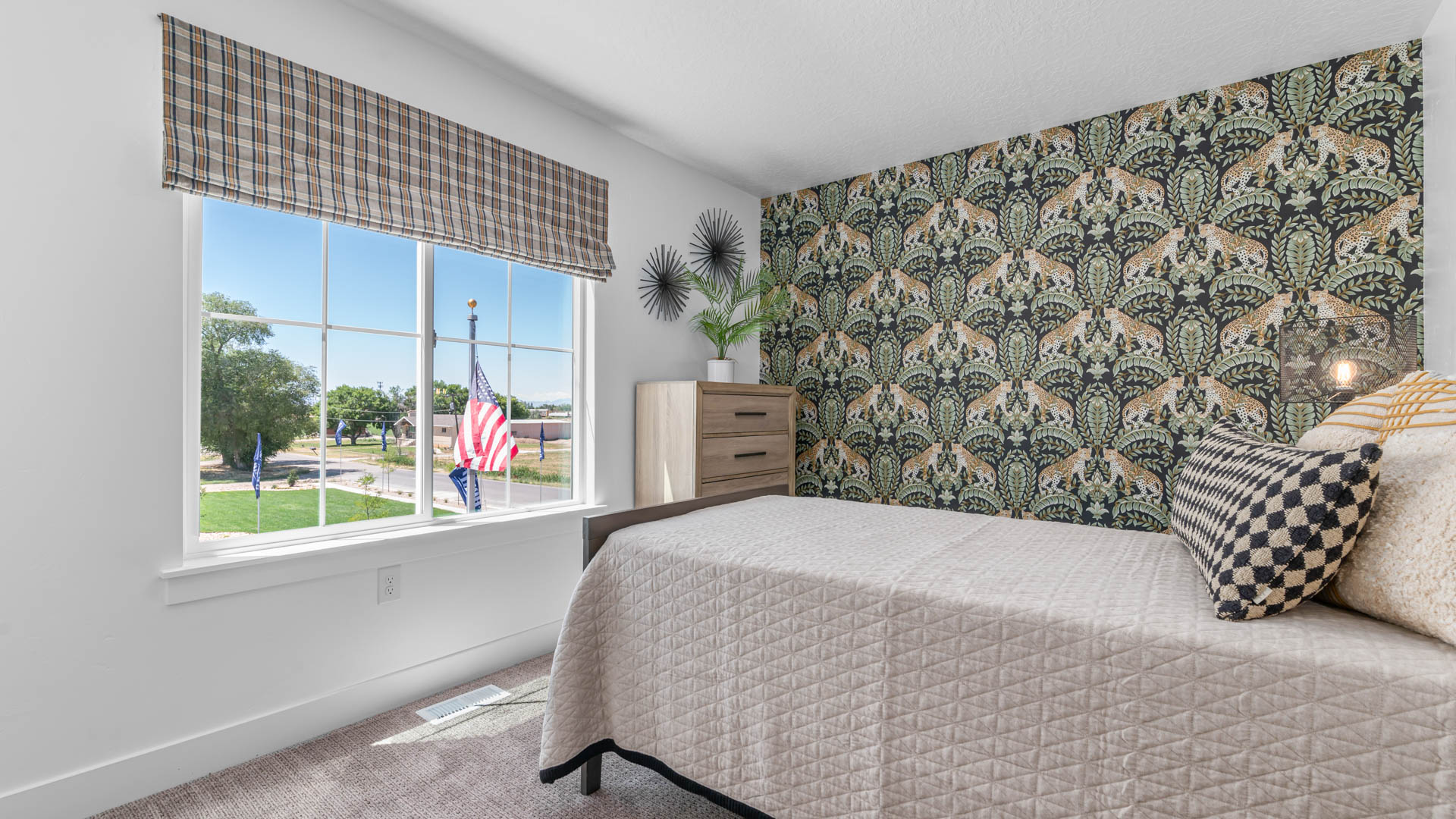 Bedroom with window.