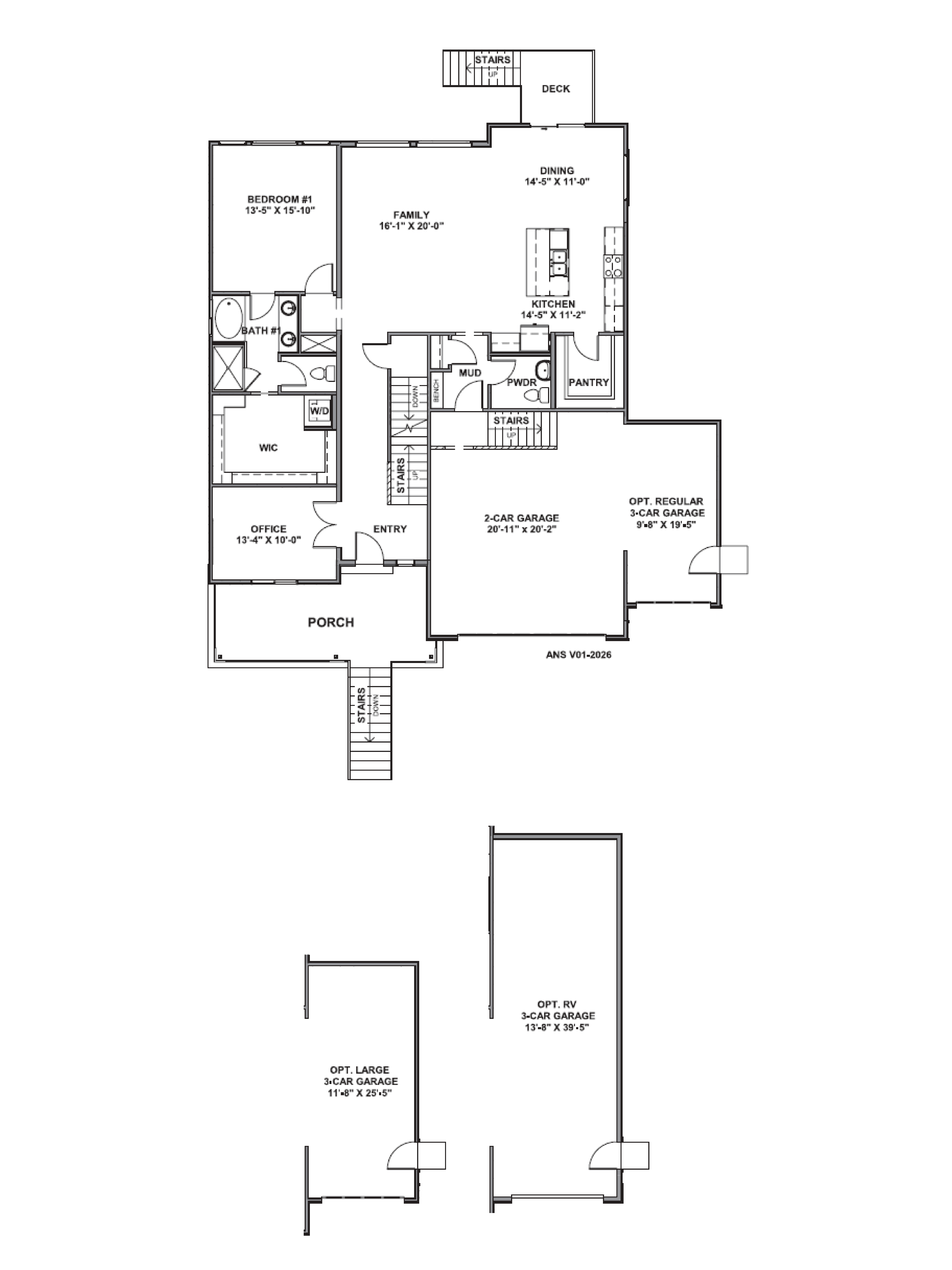 first floor of the sydney plan in ogden, Utah