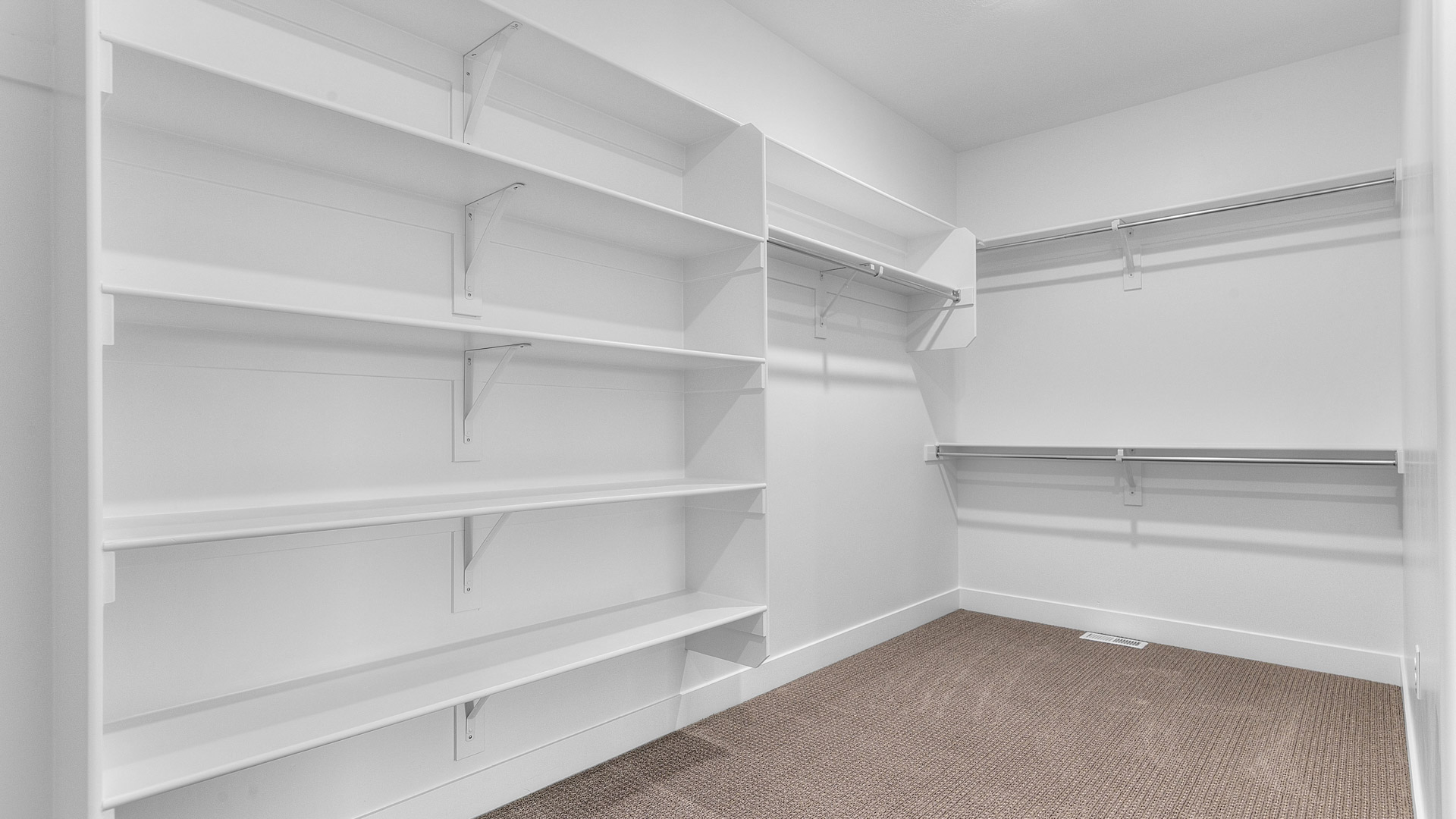 Large walk-in closet.