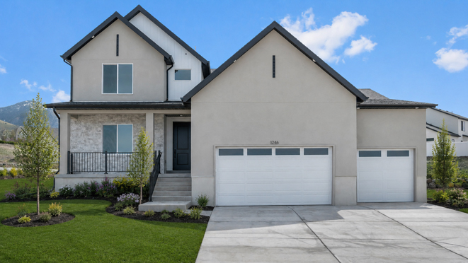 Harmony exterior in mountainside estates community in logan, utah