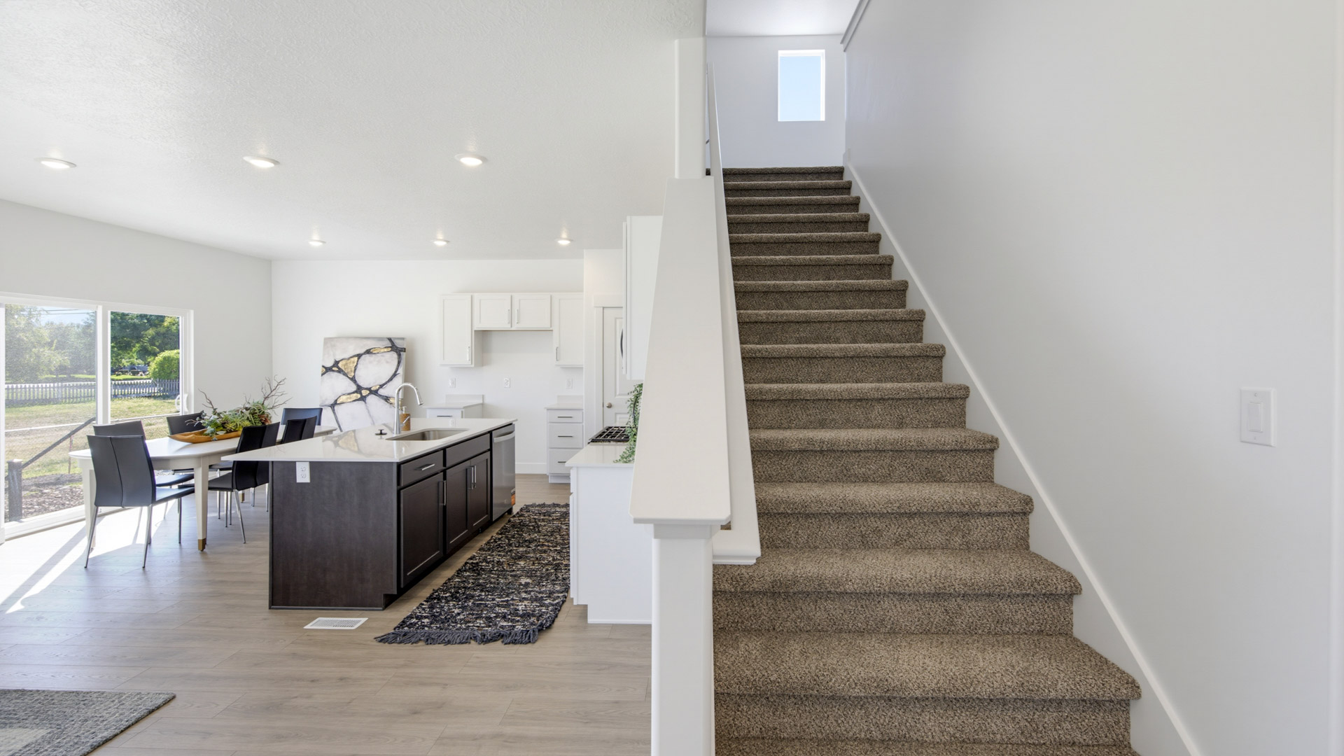 Stairs.