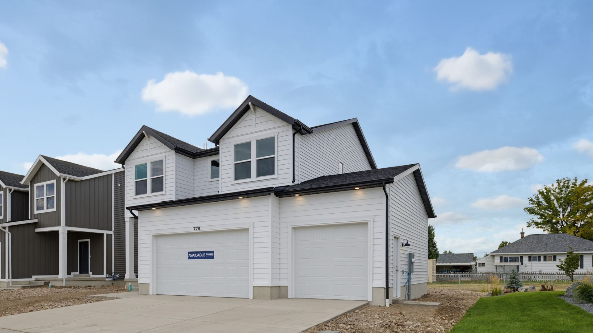 new home Aspen farmhouse exterior
