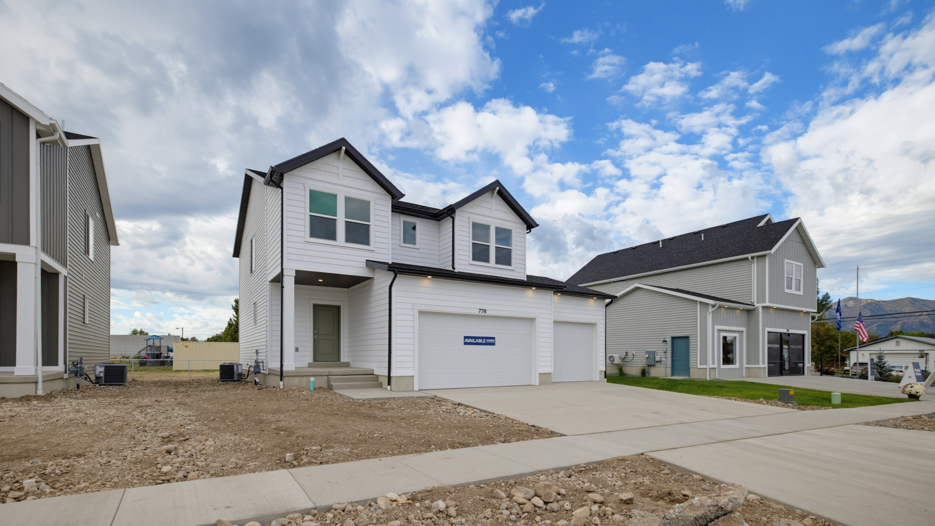 new home Aspen farmhouse exterior