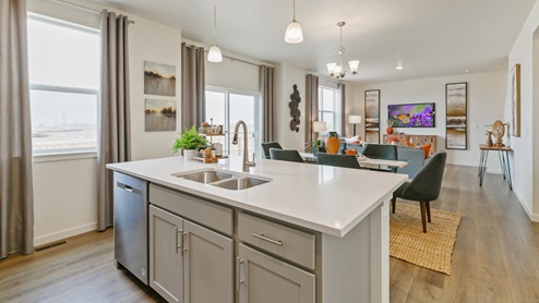 Pendleton Kitchen at Settlers Crossing by D.R. Horton
