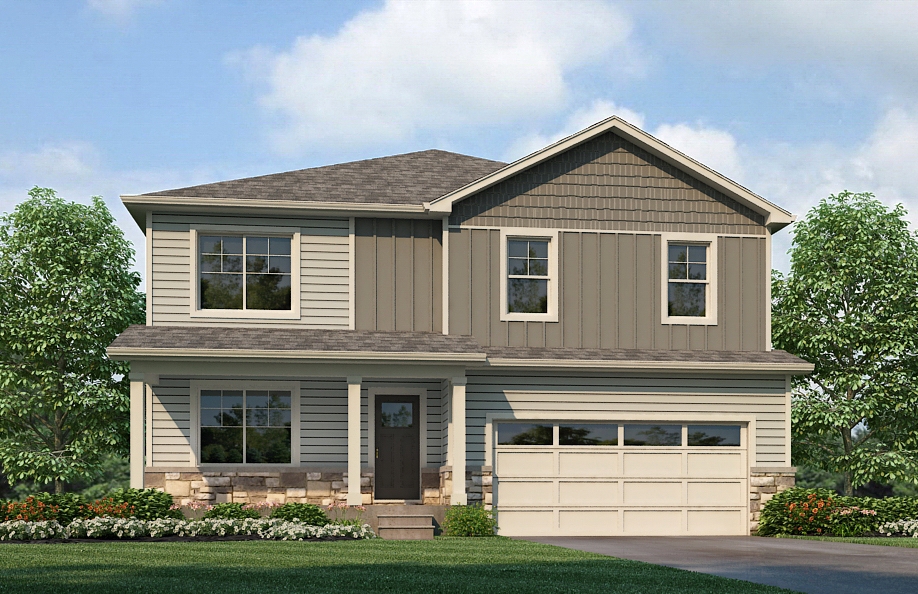 New homes in Settlers Crossing by D.R. Horton