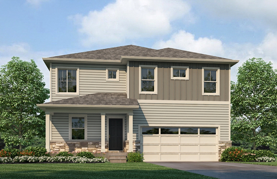 New homes in Settlers Crossing by D.R. Horton