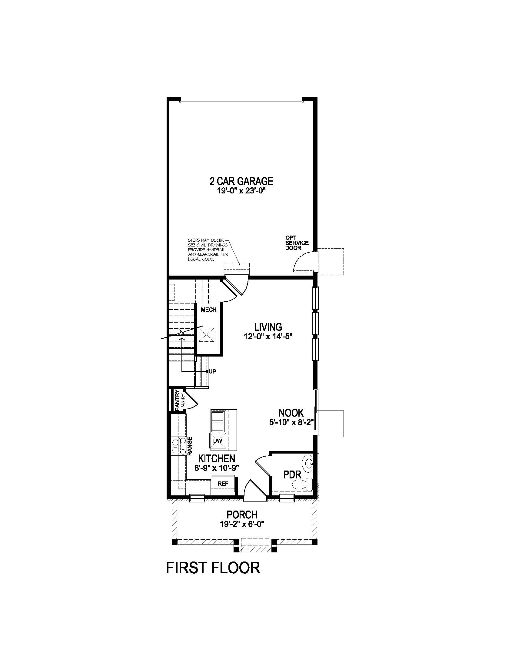 Paired Homes at Settlers Crossing by D.R. Horton Floorplan