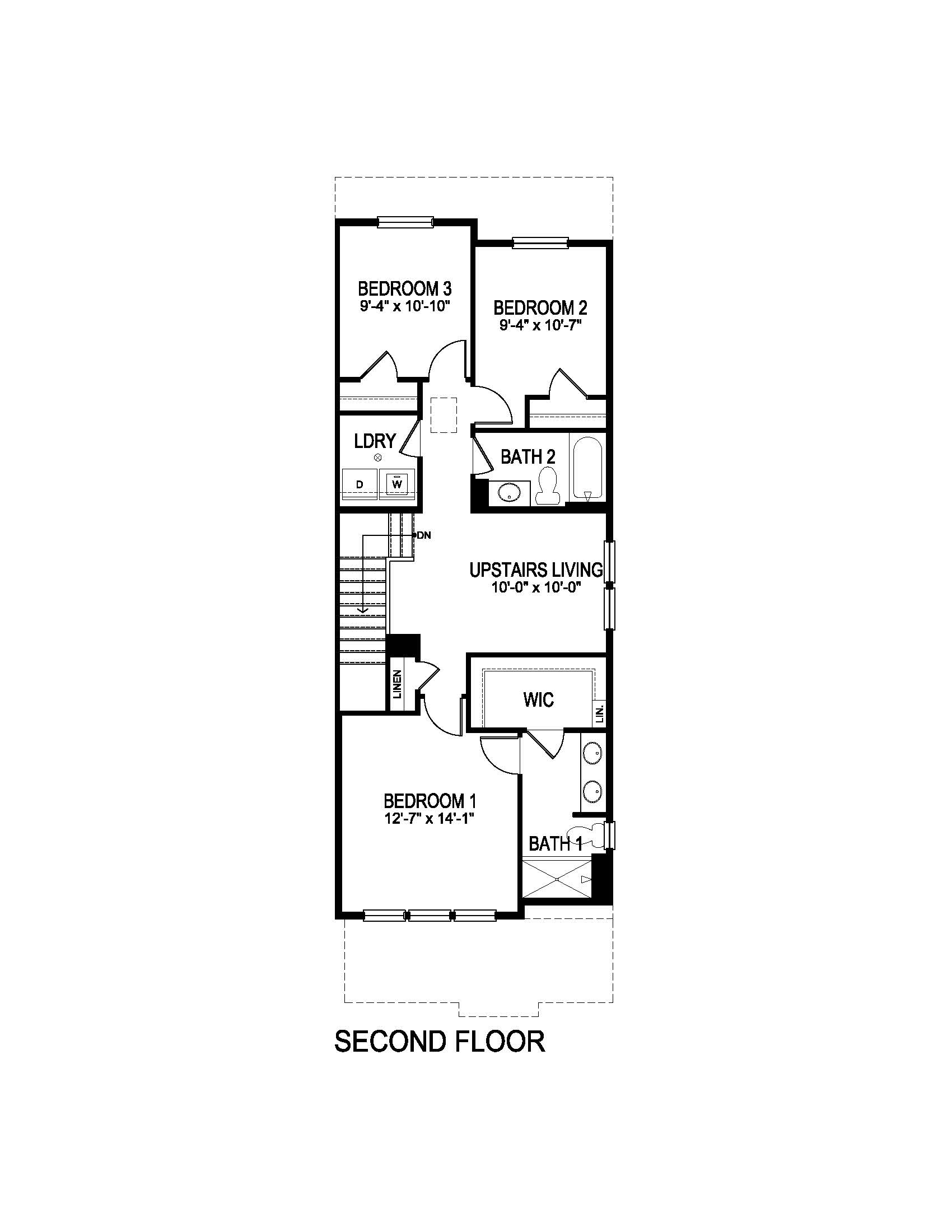 Paired Homes at Settlers Crossing by D.R. Horton Floorplan