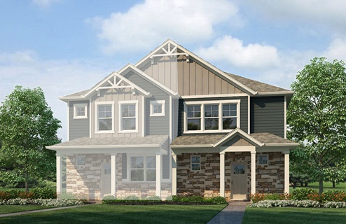 Paired Homes at Settlers Crossing by D.R. Horton Floorplan