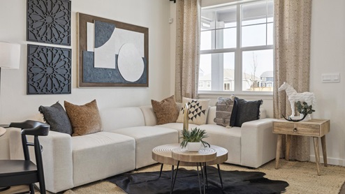 Augusta Living Room at Settlers Crossing Paired