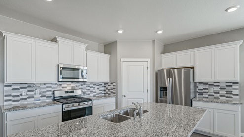white cabinet kitchen