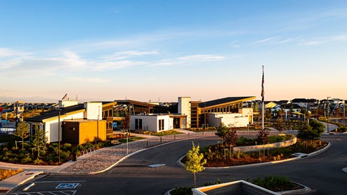 Harmony community buildings such as club house in Aurora Colorado