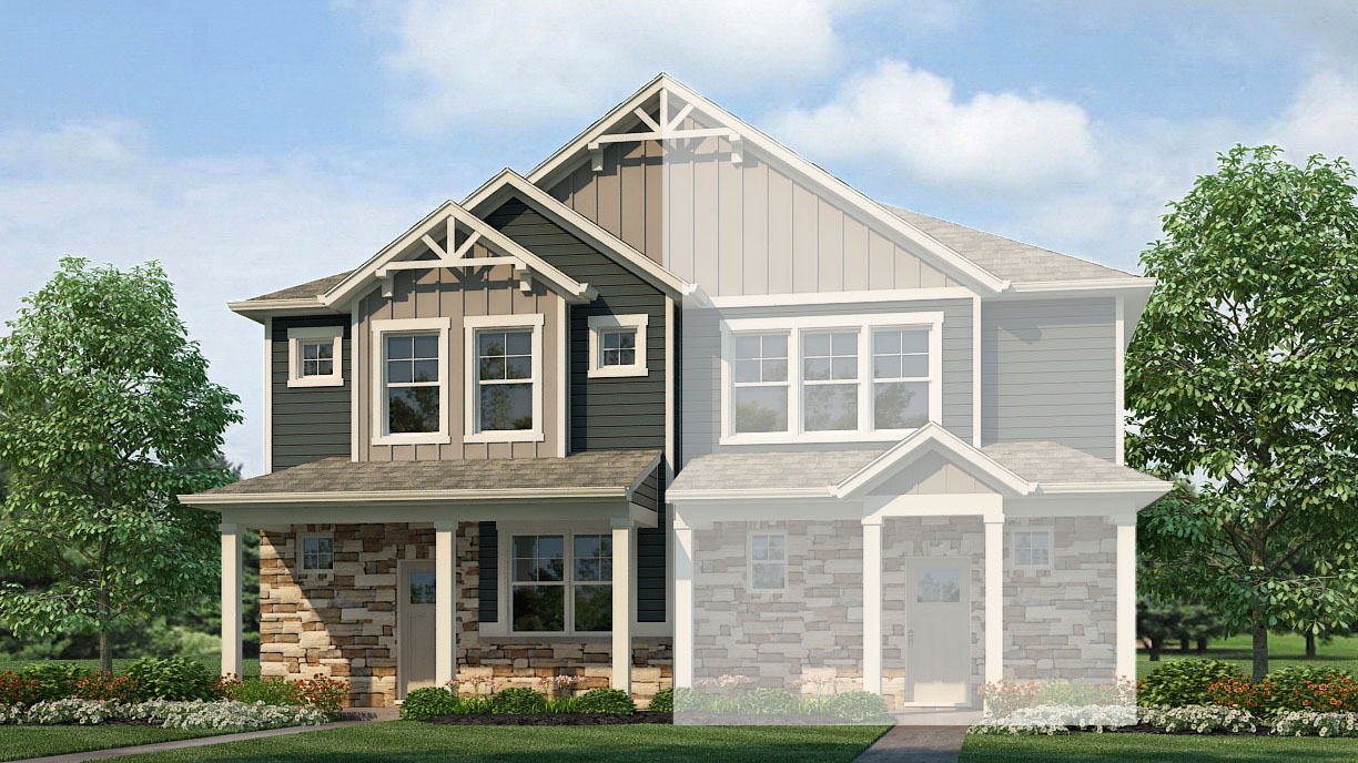 Floor Plan in Paired Homes at Harmony Aurora, CO D.R. Horton