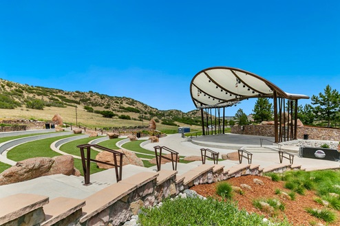 Amphitheater at Philip S. Miller Park seating up to 2,000 guests and VIP seating located in Castle Rock Colorado