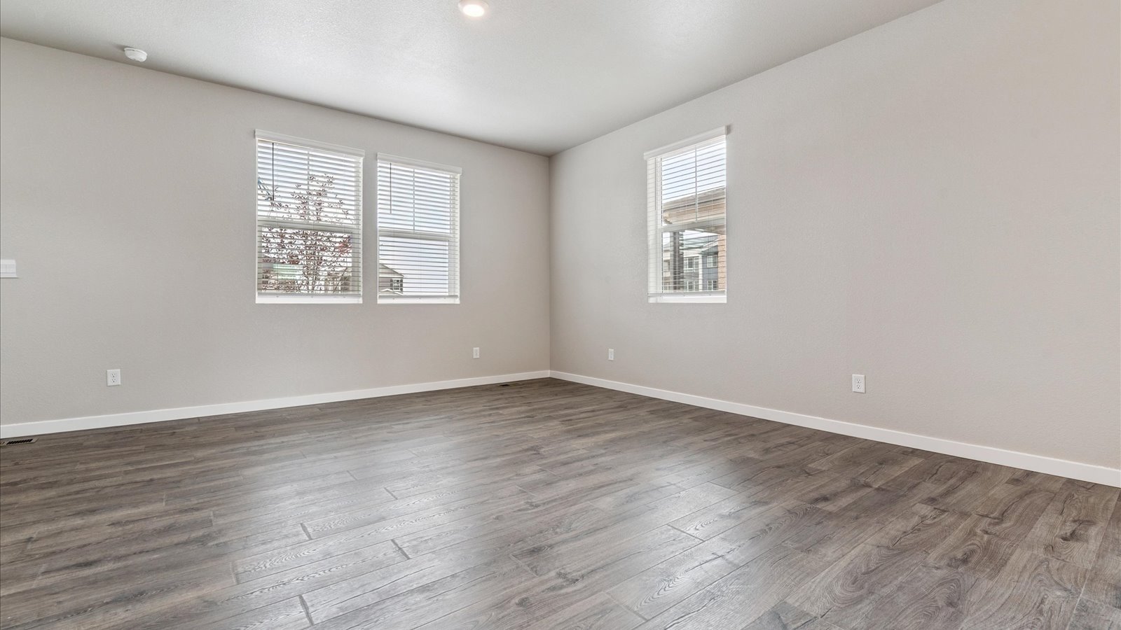 living room in new home