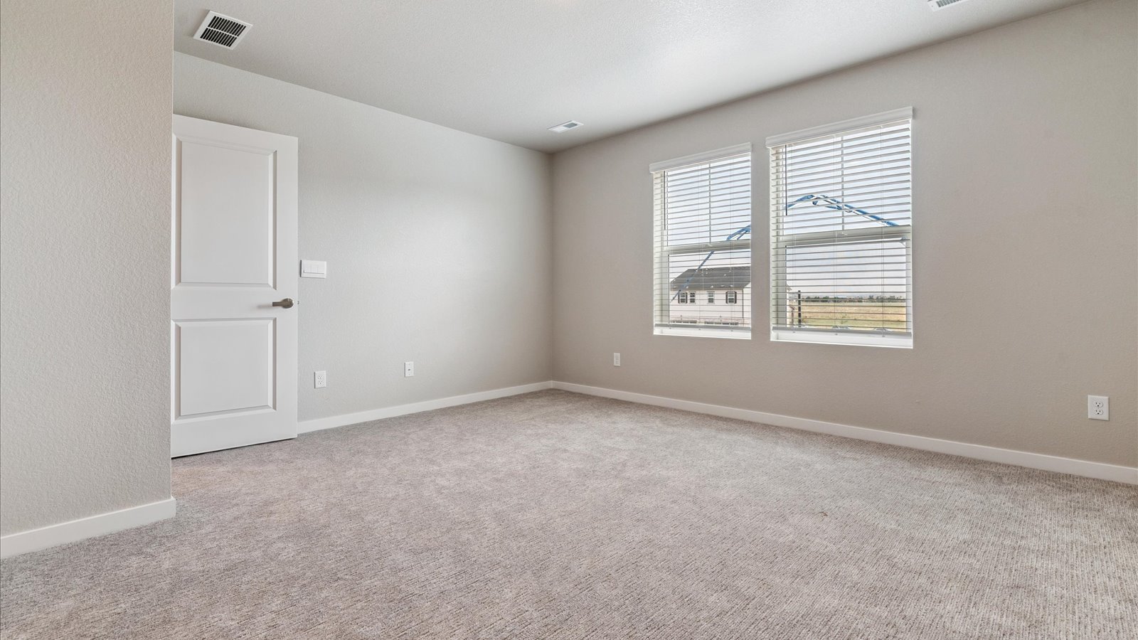large bedroom new home