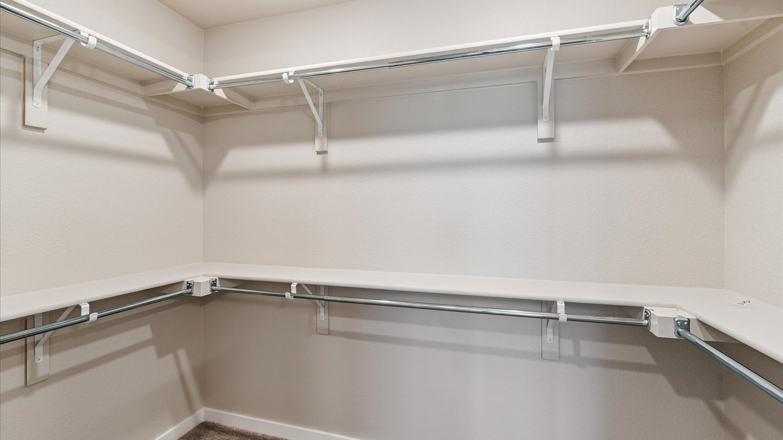 walk in closet new home