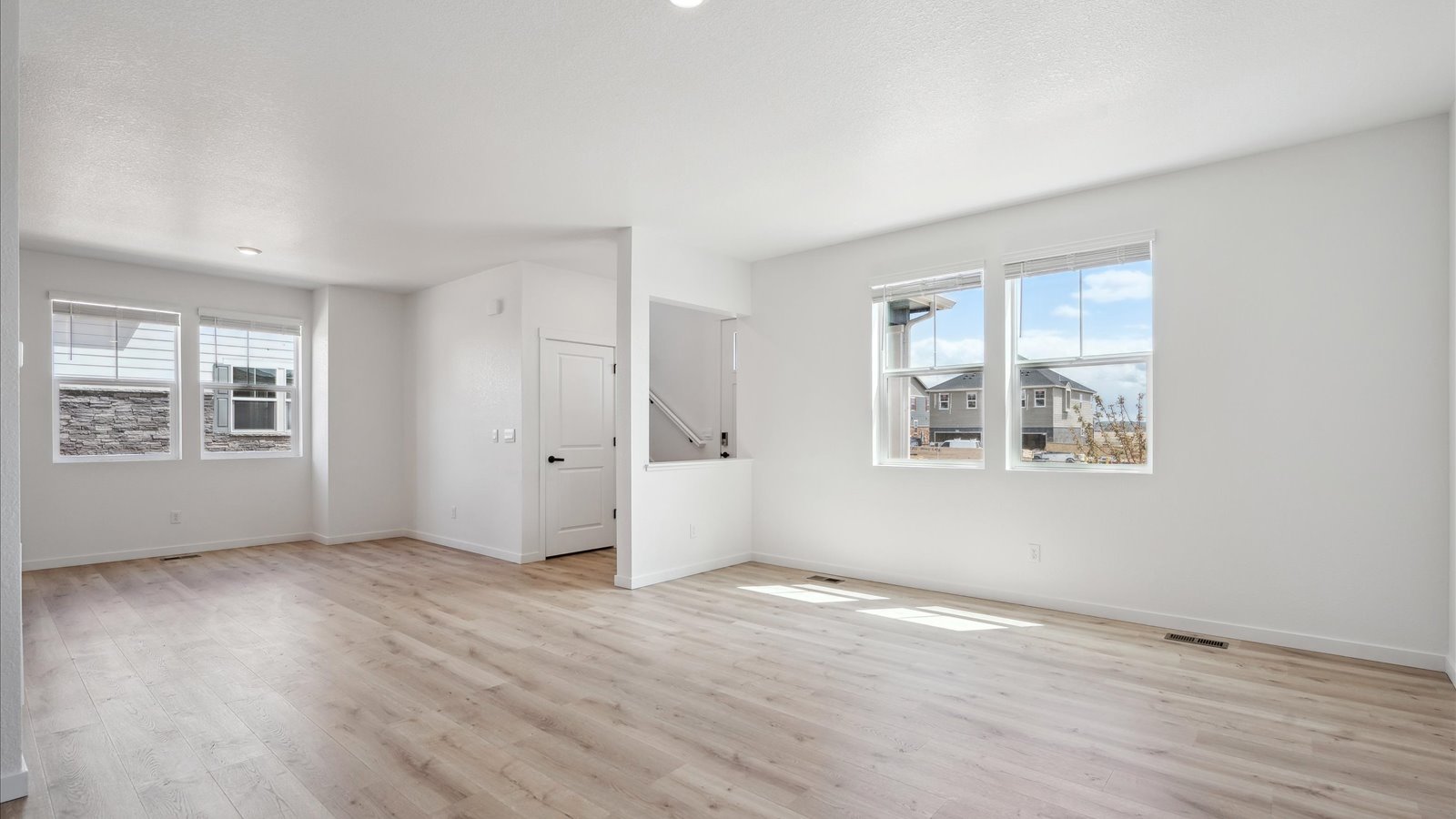 Open-concept living space