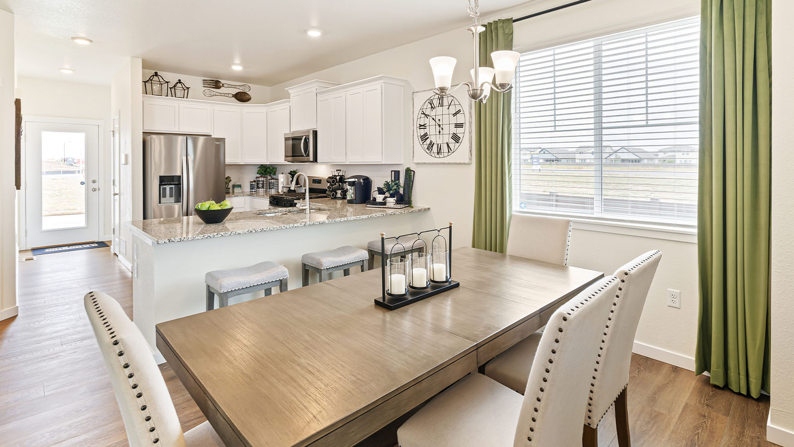 Dining room in new D.R. Horton home