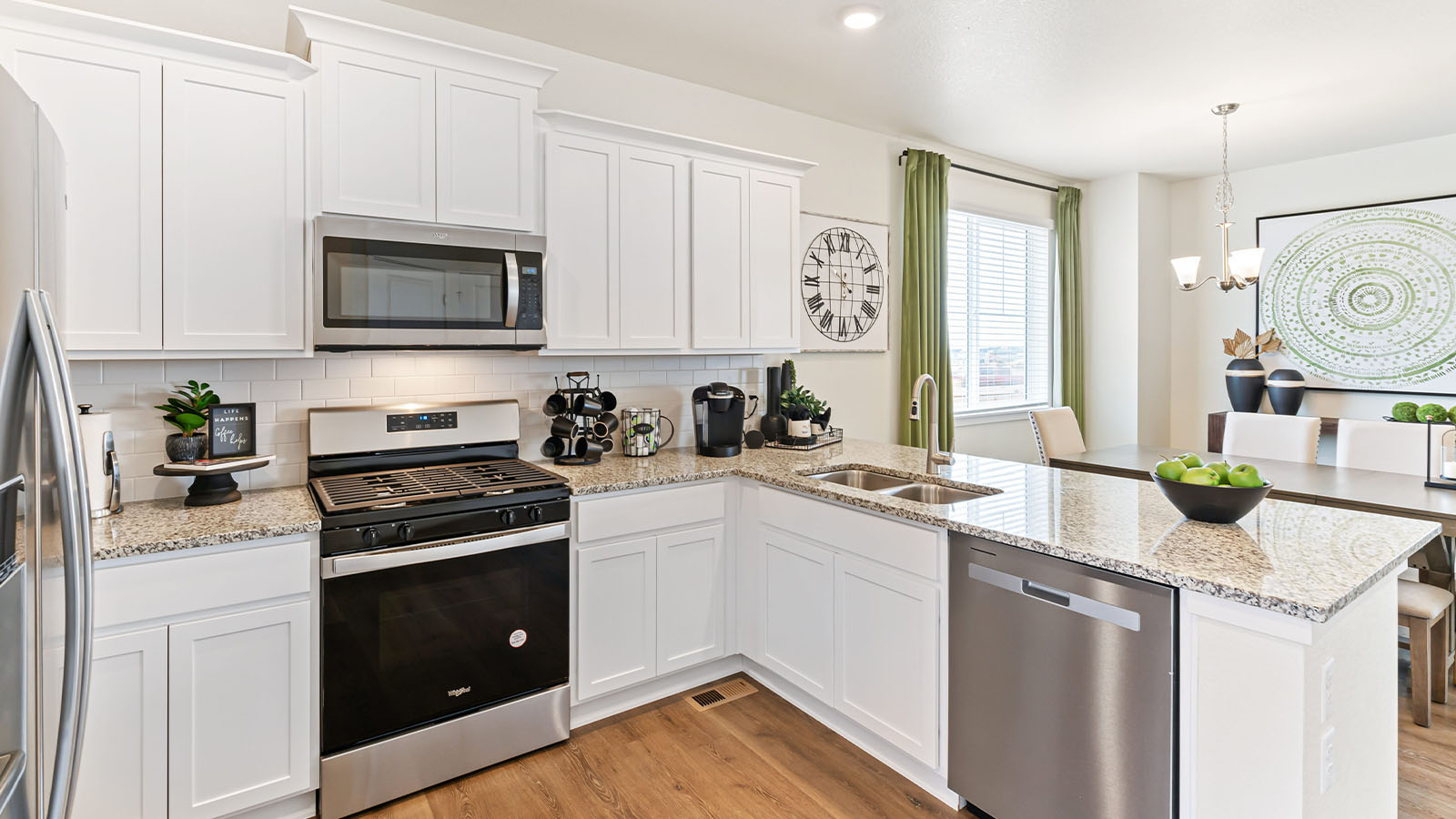 Kitchen in new D.R. Horton home