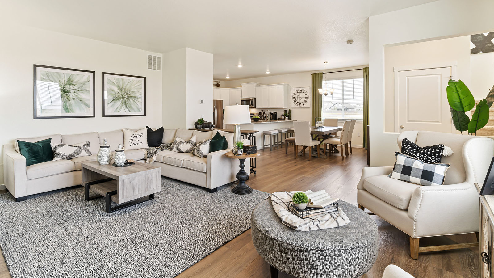 Open-concept living room