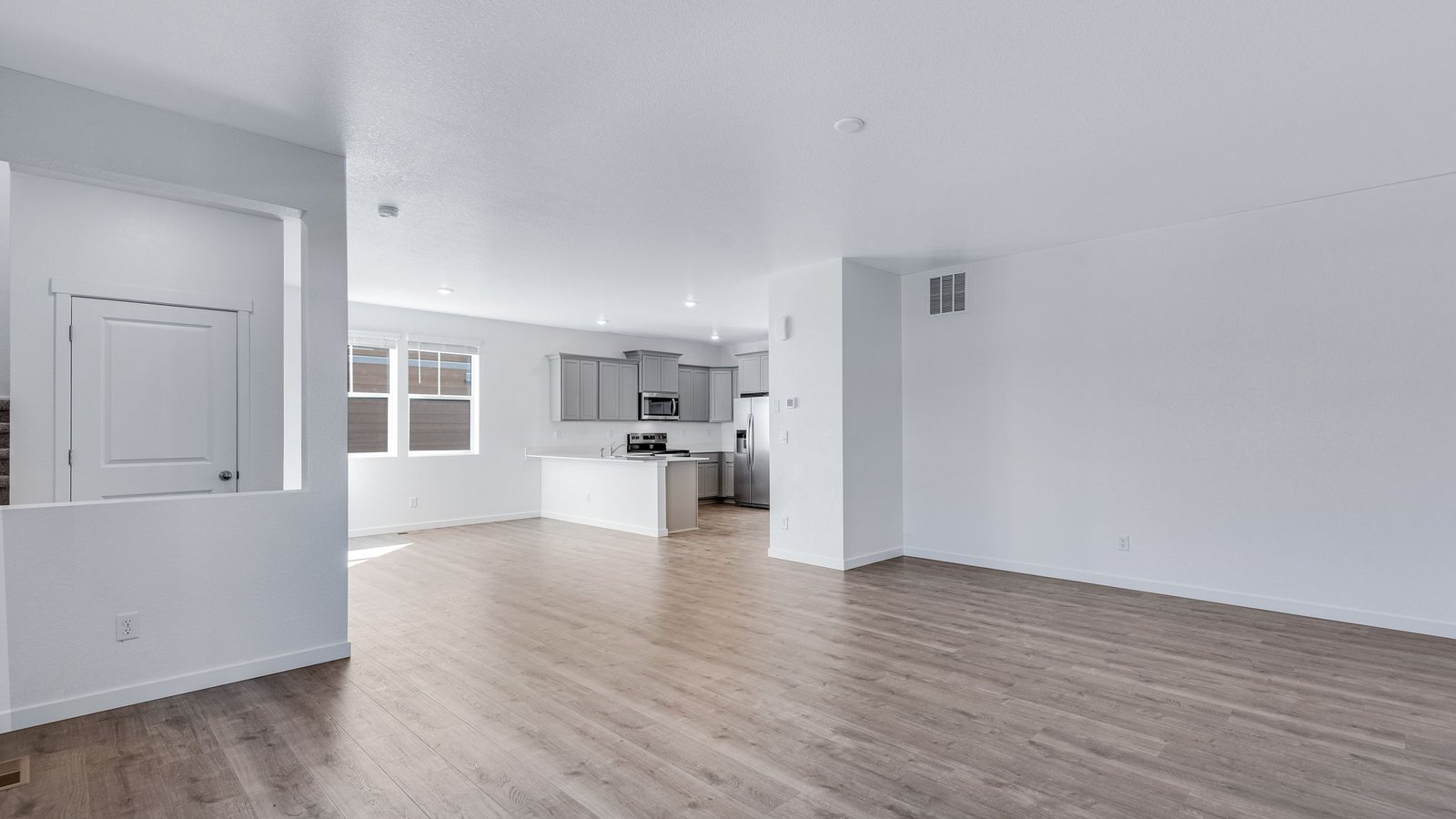 Entryway space of new home at Sky Ranch Community