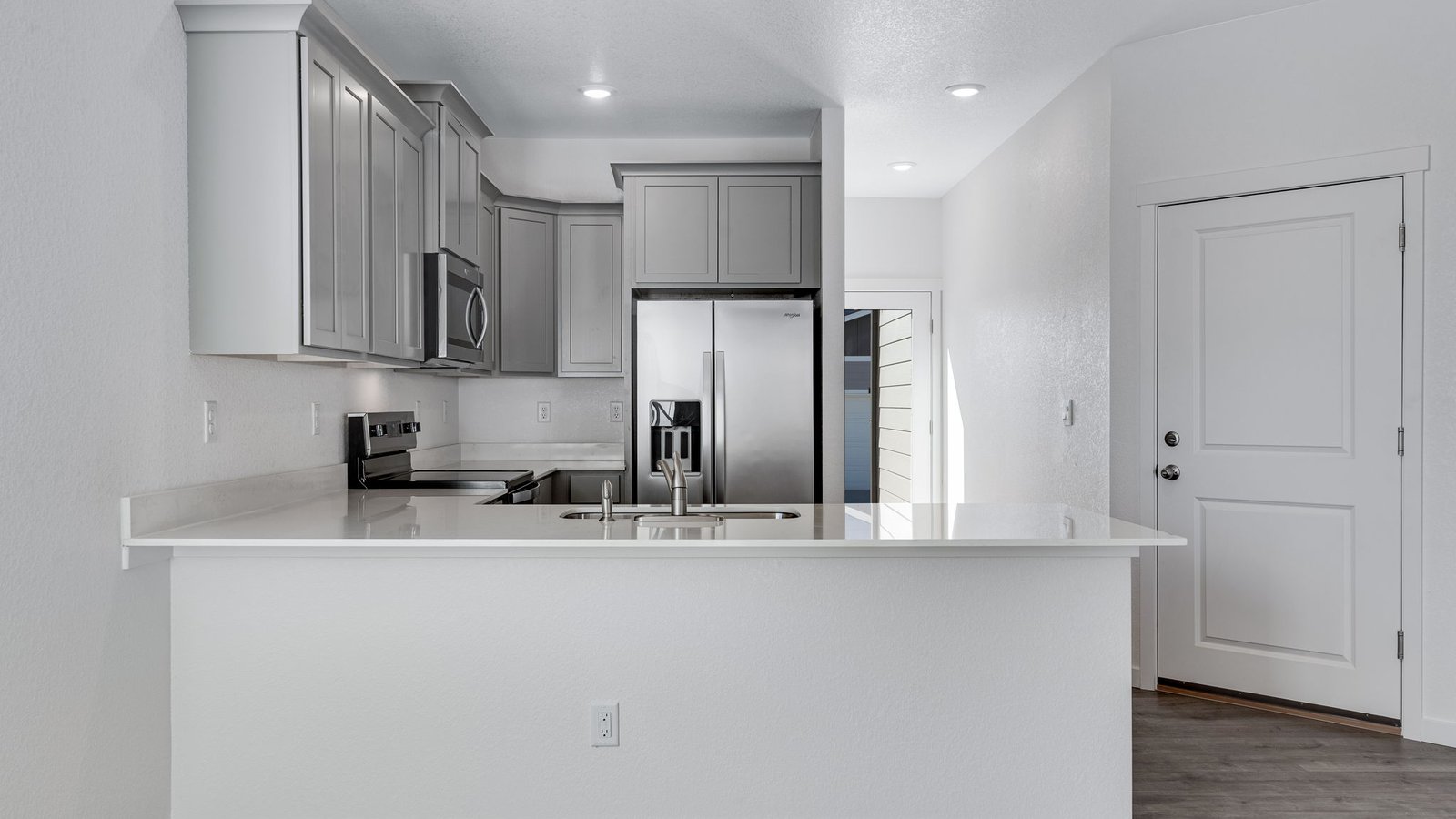 Spacious kitchen with new finishes in Watkins Colorado