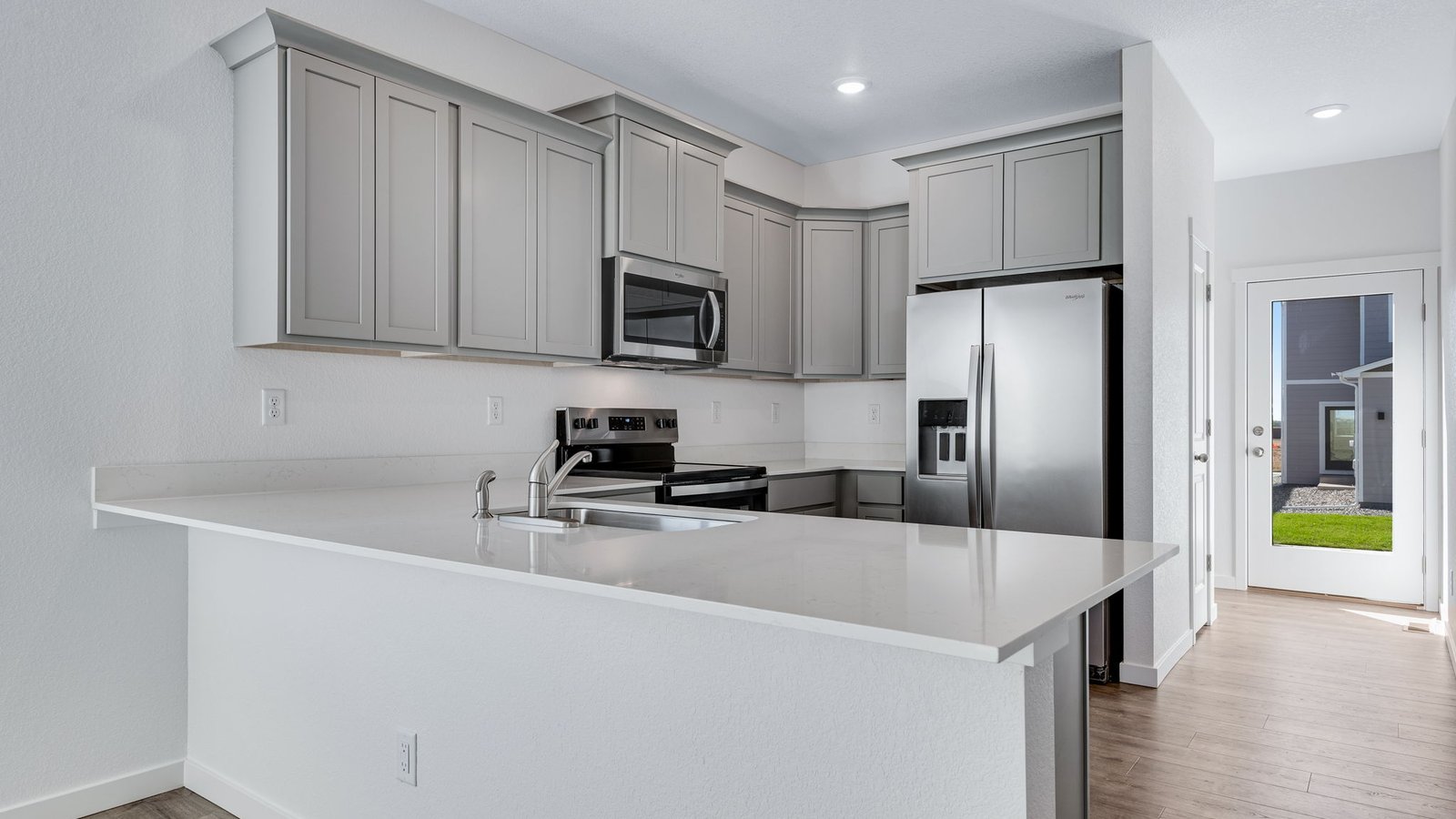 Spacious kitchen in new home at Sky Ranch