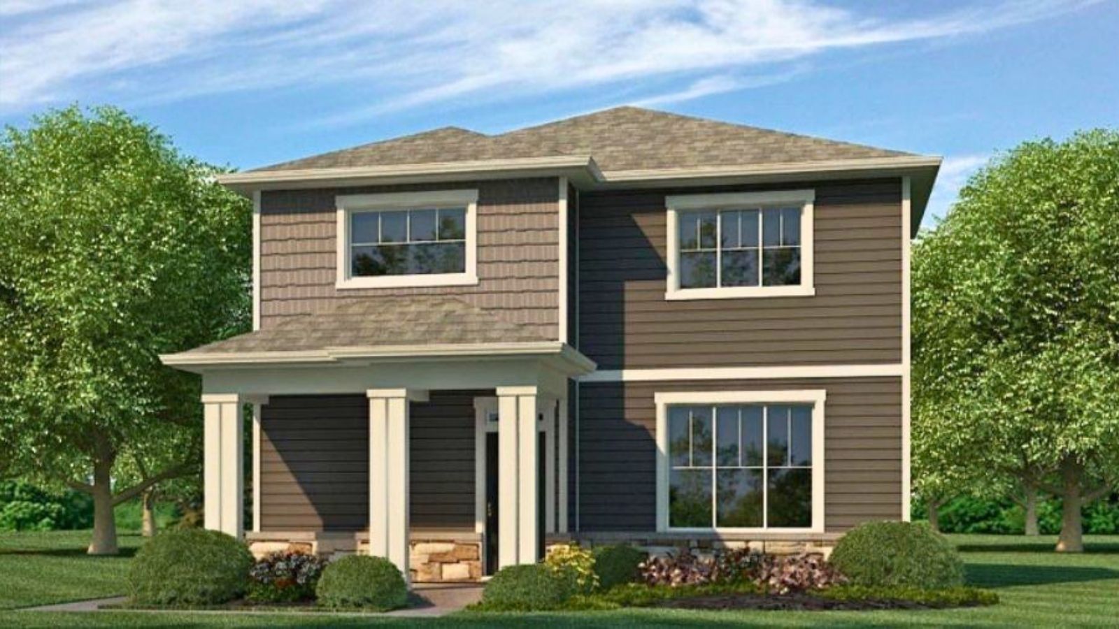 rendering of Alamosa floor plan by D.R. Horton Colorado