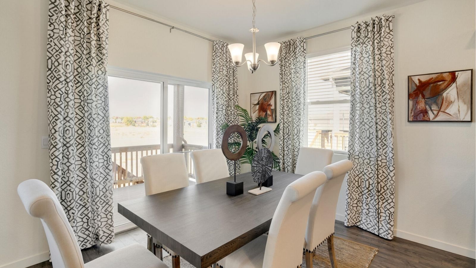 dining area in new home