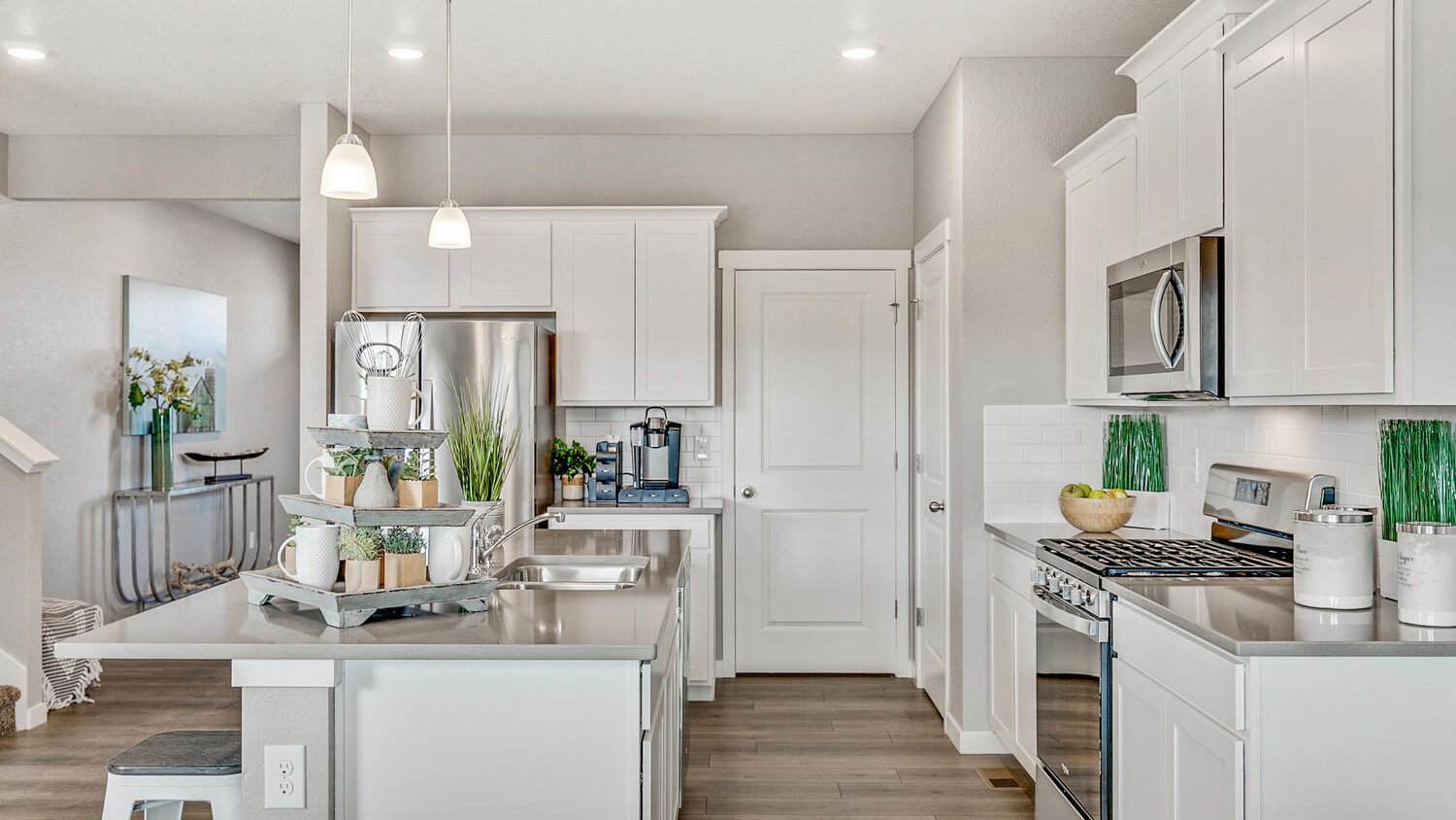 Kitchen in new home in aurora colorado