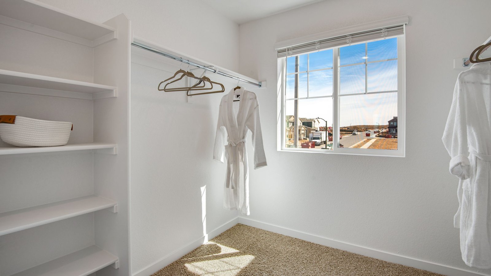 walk-in closet in main bedroom