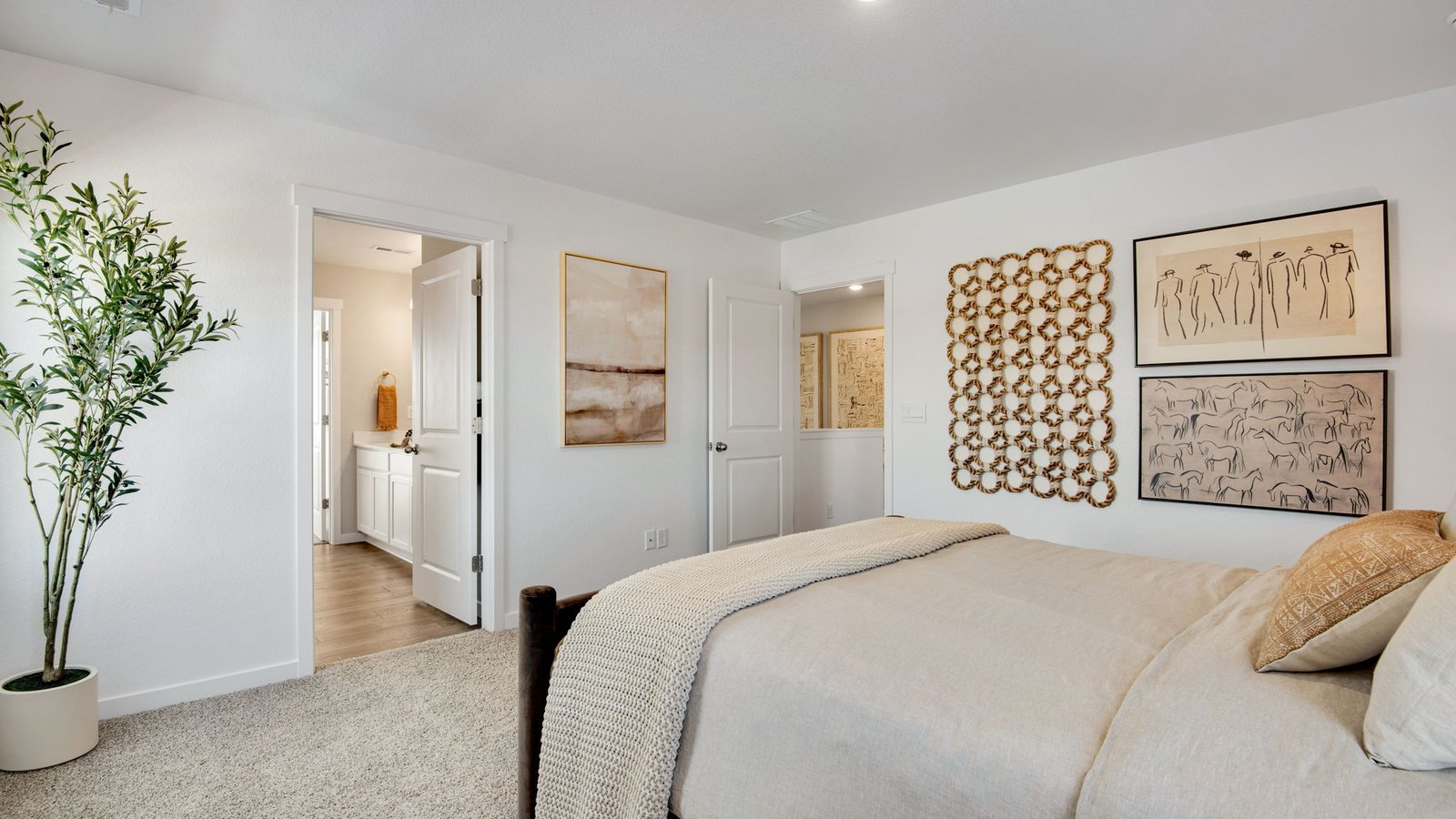 large main bed new home