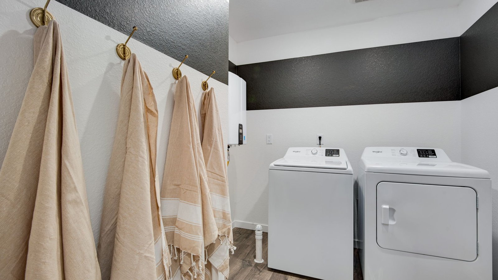 laundry room in new home